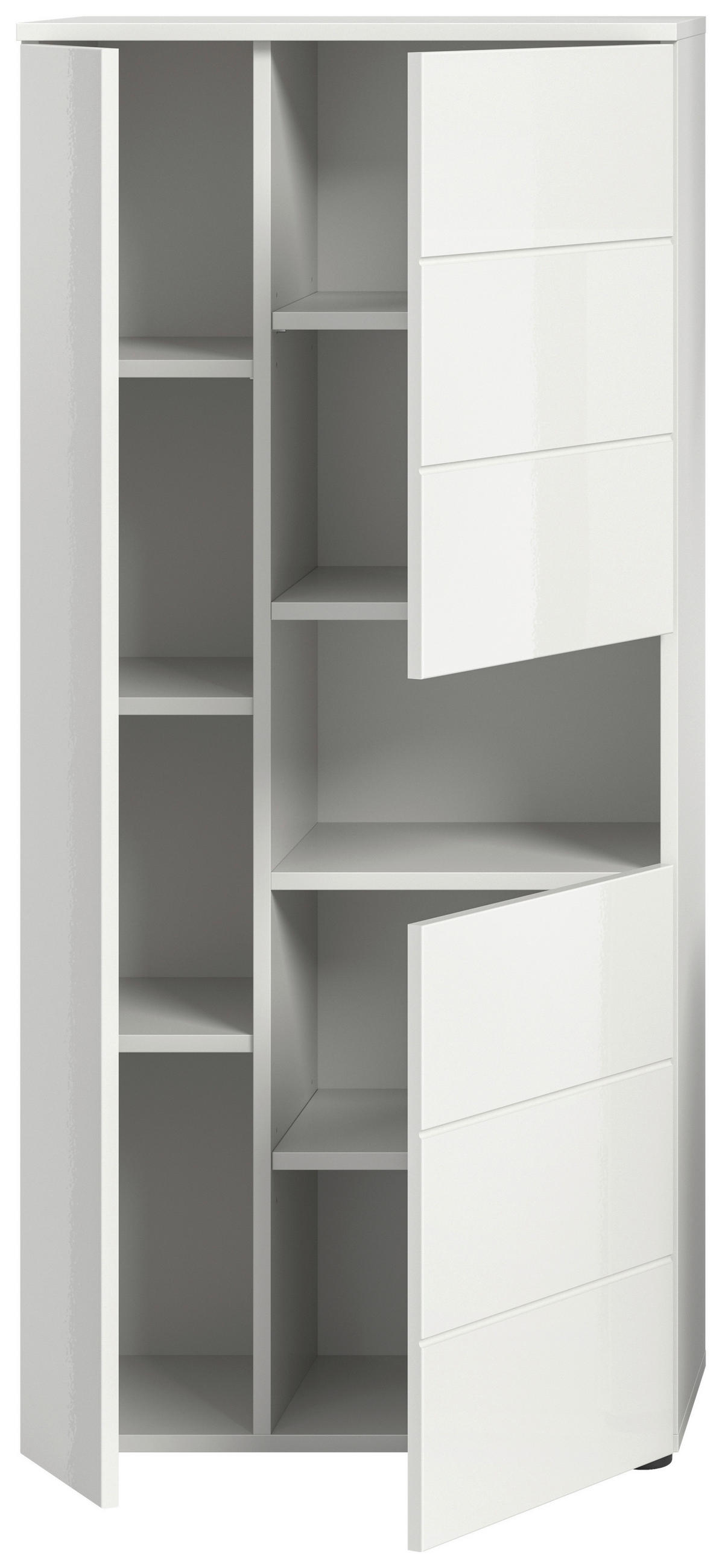 Thumbnail - Badhochschrank VIRA weiß weiß Hochglanz B/H/T: ca. 60x133x34 cm