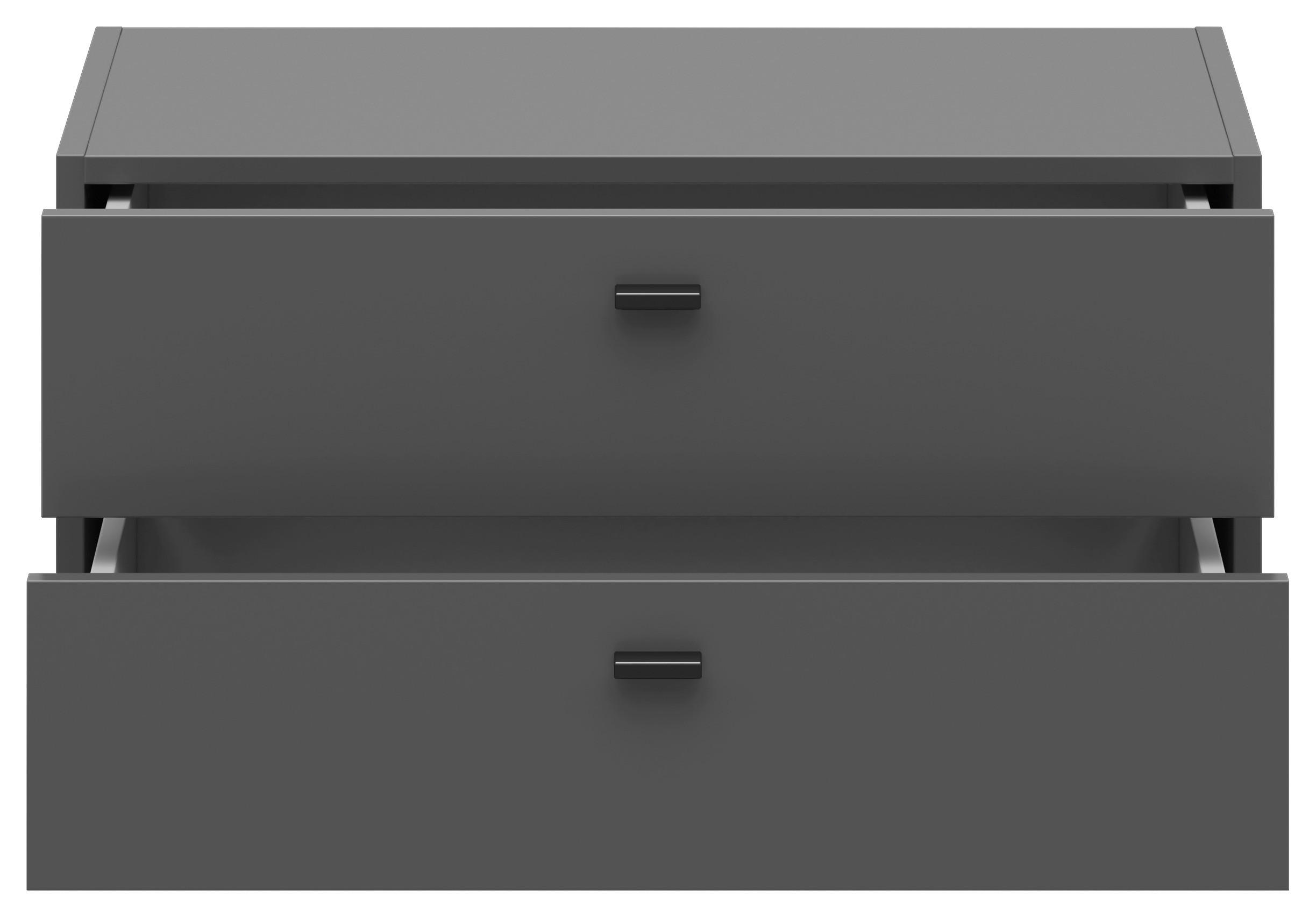 Thumbnail - Schubkastenkommode System 64 anthrazit matt B/H/T: ca. 64x32x35 cm
