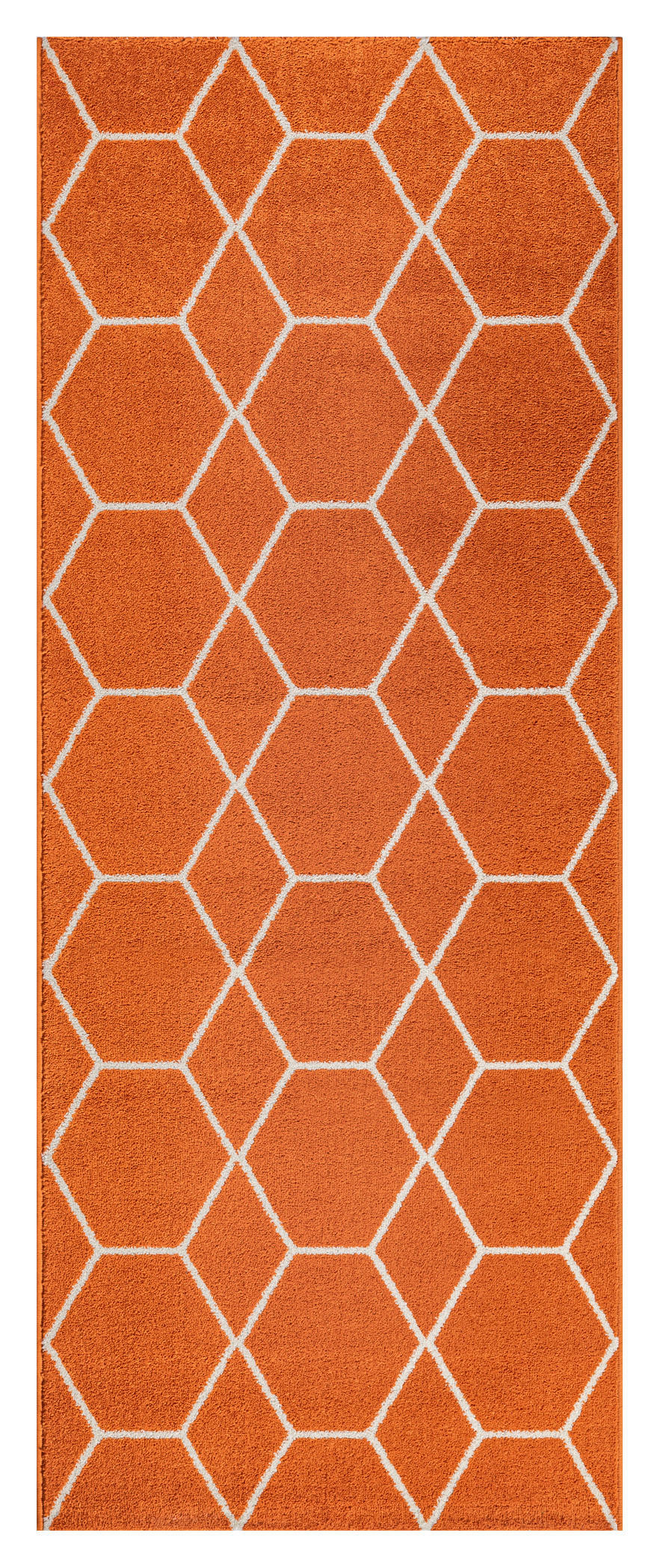 Sanat Teppich Trellis orange B/L: ca. 80x200 cm