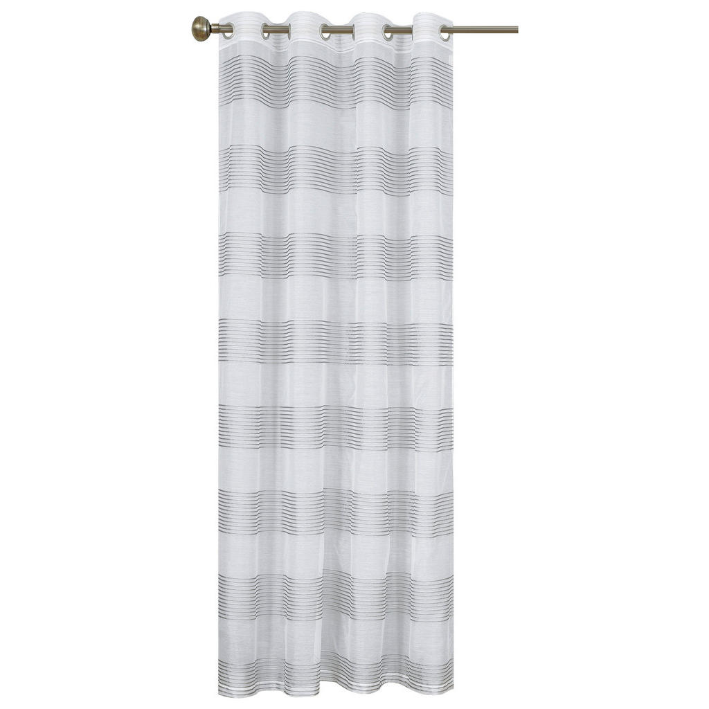 Thumbnail - home Topline Ösenvorhang Mina anthrazit B/L: ca. 135x245 cm