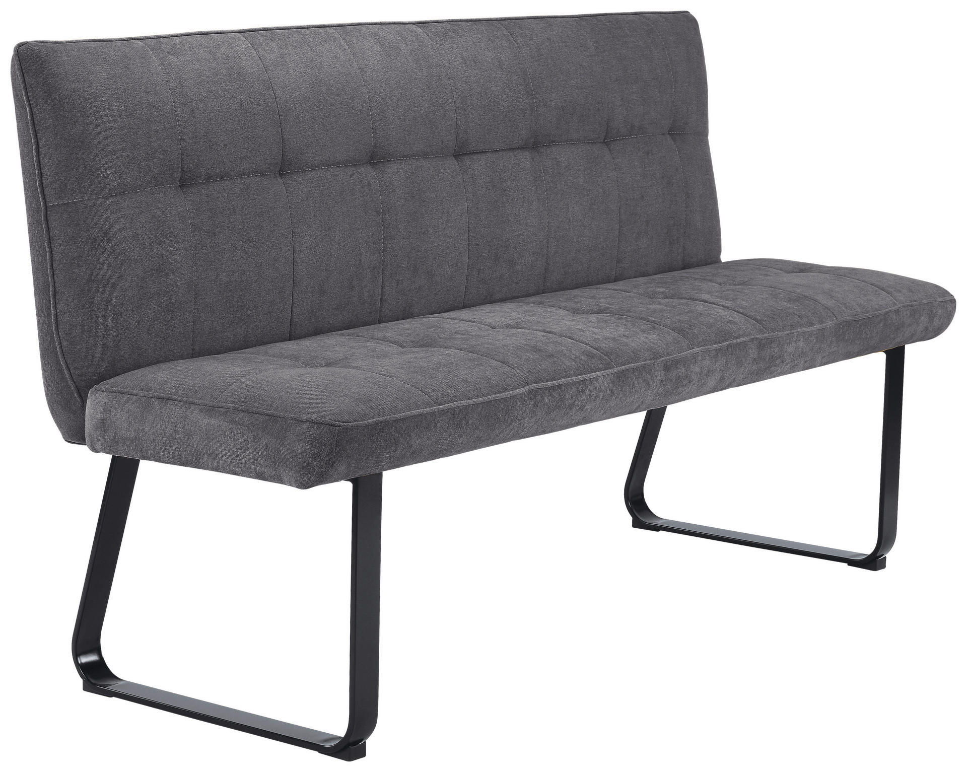 Bank TALEA dunkelgrau schwarz B/H/T: ca. 160x92x59 cm