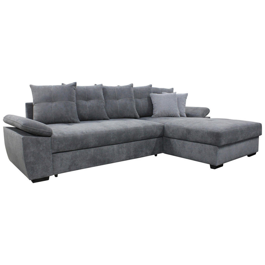 Thumbnail - Ecksofa mit Bettfunktion und Bettkasten hellgrau B/H/T: ca. 274x90x168 cm