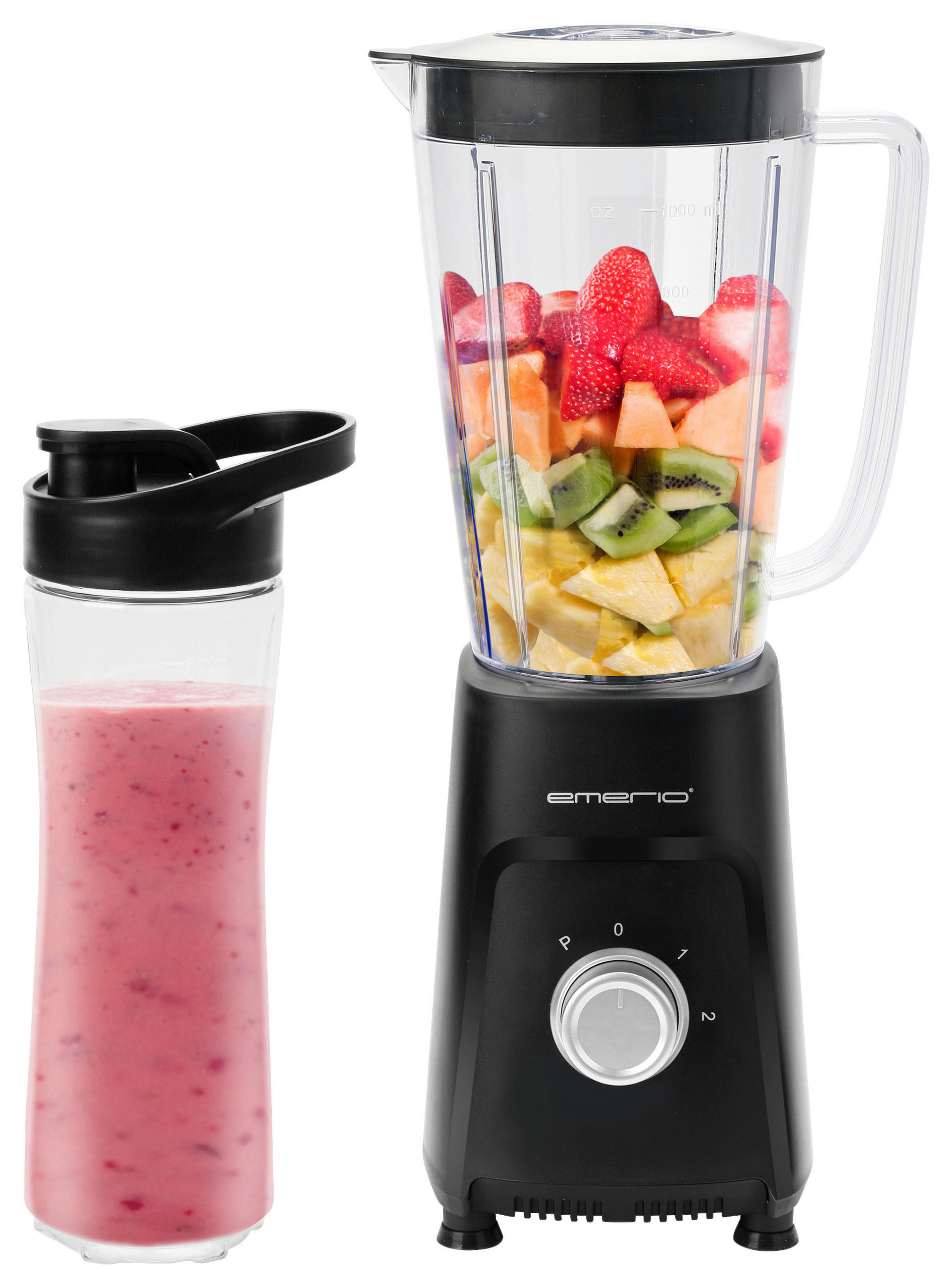 Emerio Standmixer BL-126659.3 schwarz Kunststoff B/H/T: ca. 15x34x12 cm