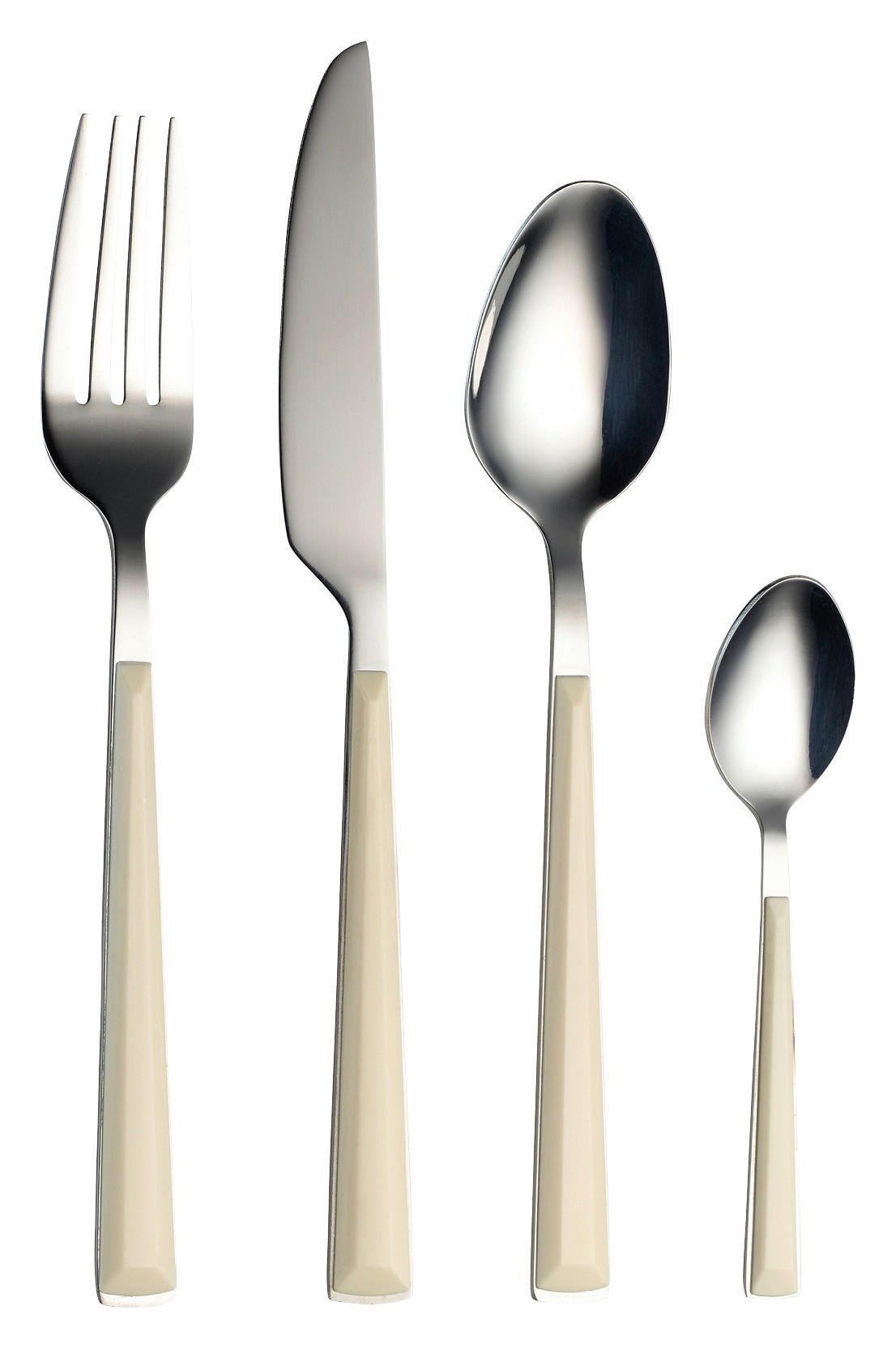 ECHTWERK Besteckset Basic creme Edelstahl 16 tlg.