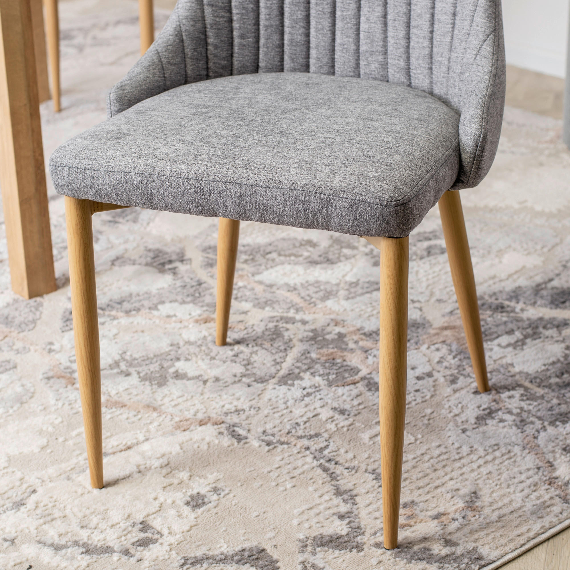 Thumbnail - Stuhl TORINO grau B/H/T: ca. 53x91x58 cm