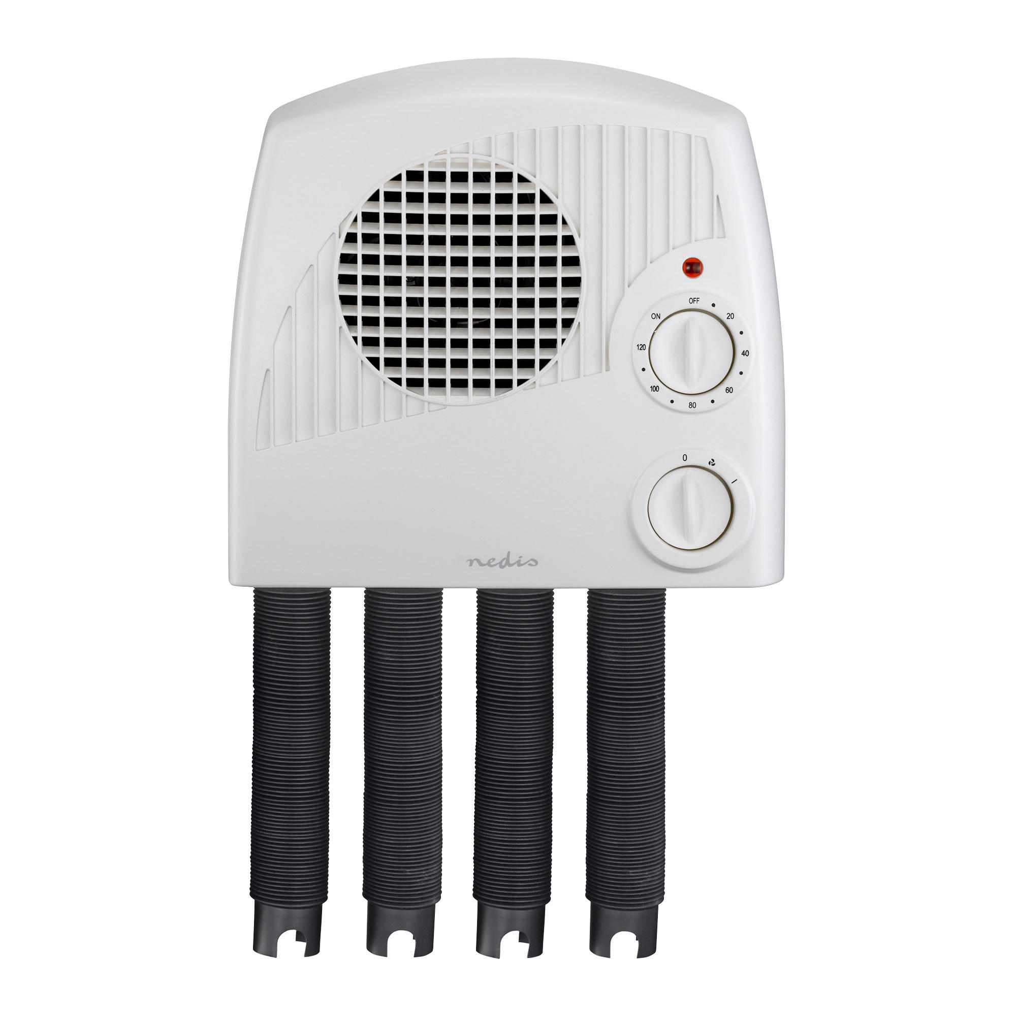 Nedis Schuhtrockner weiß Kunststoff B/H/L: ca. 26x42x9,4 cm ca. 350 W