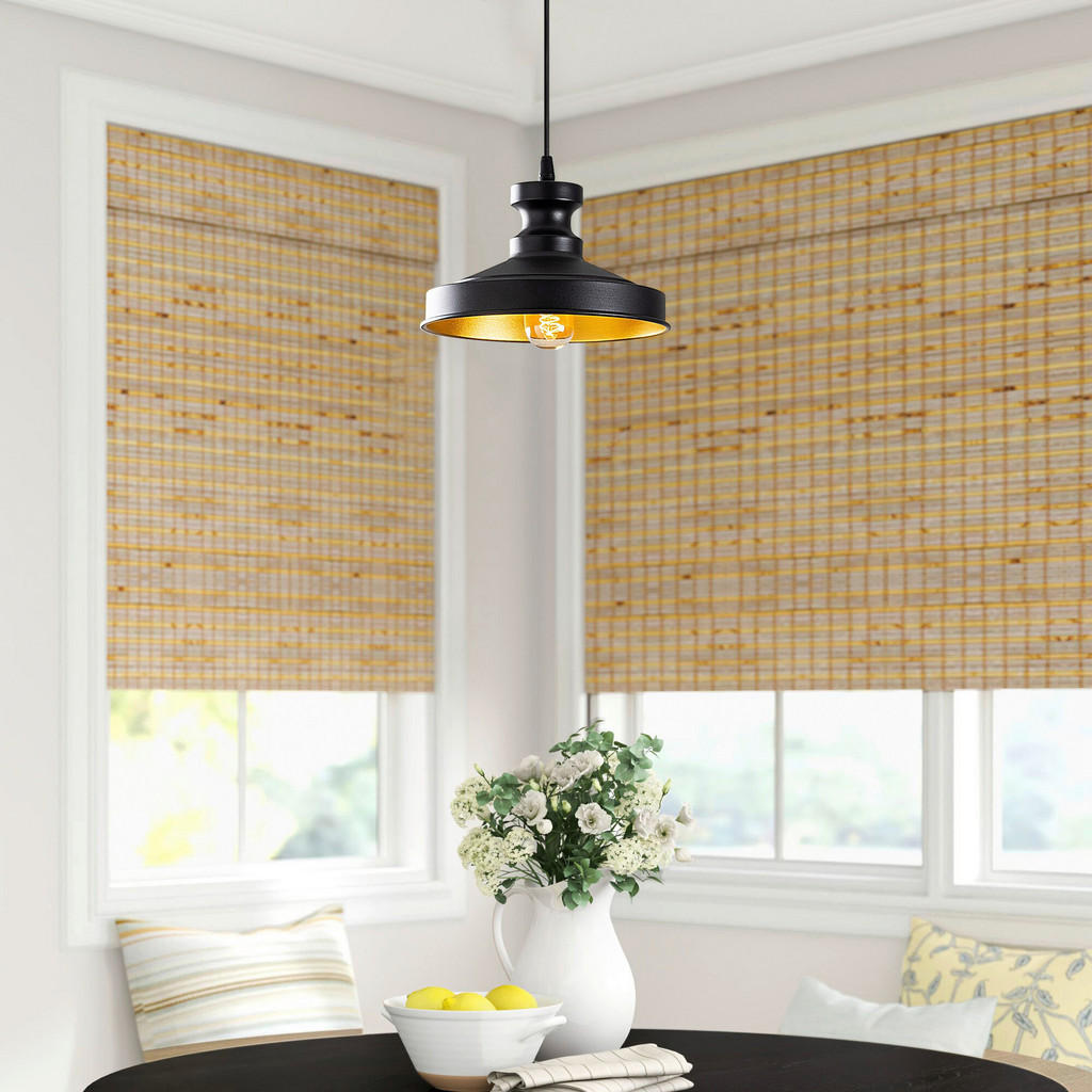 Thumbnail - Opviq Pendelleuchte Berceste schwarz Metall B/H/T/L/D: ca. 22x109x22x22x22 cm E27 1 Brennstellen