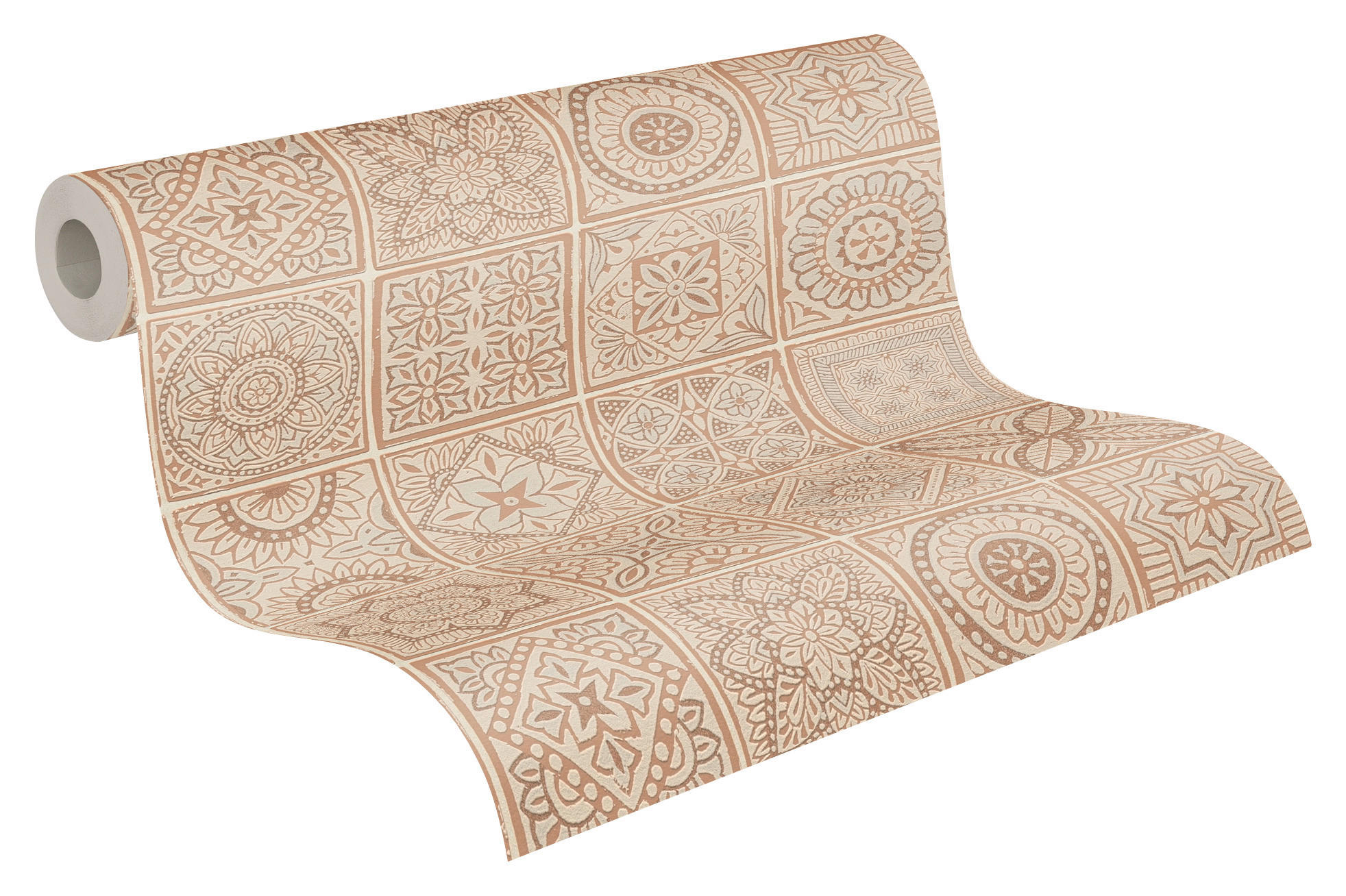 A.S.Creation Vliestapete Terra Fliesen rosa B/L: ca. 53x1005 cm