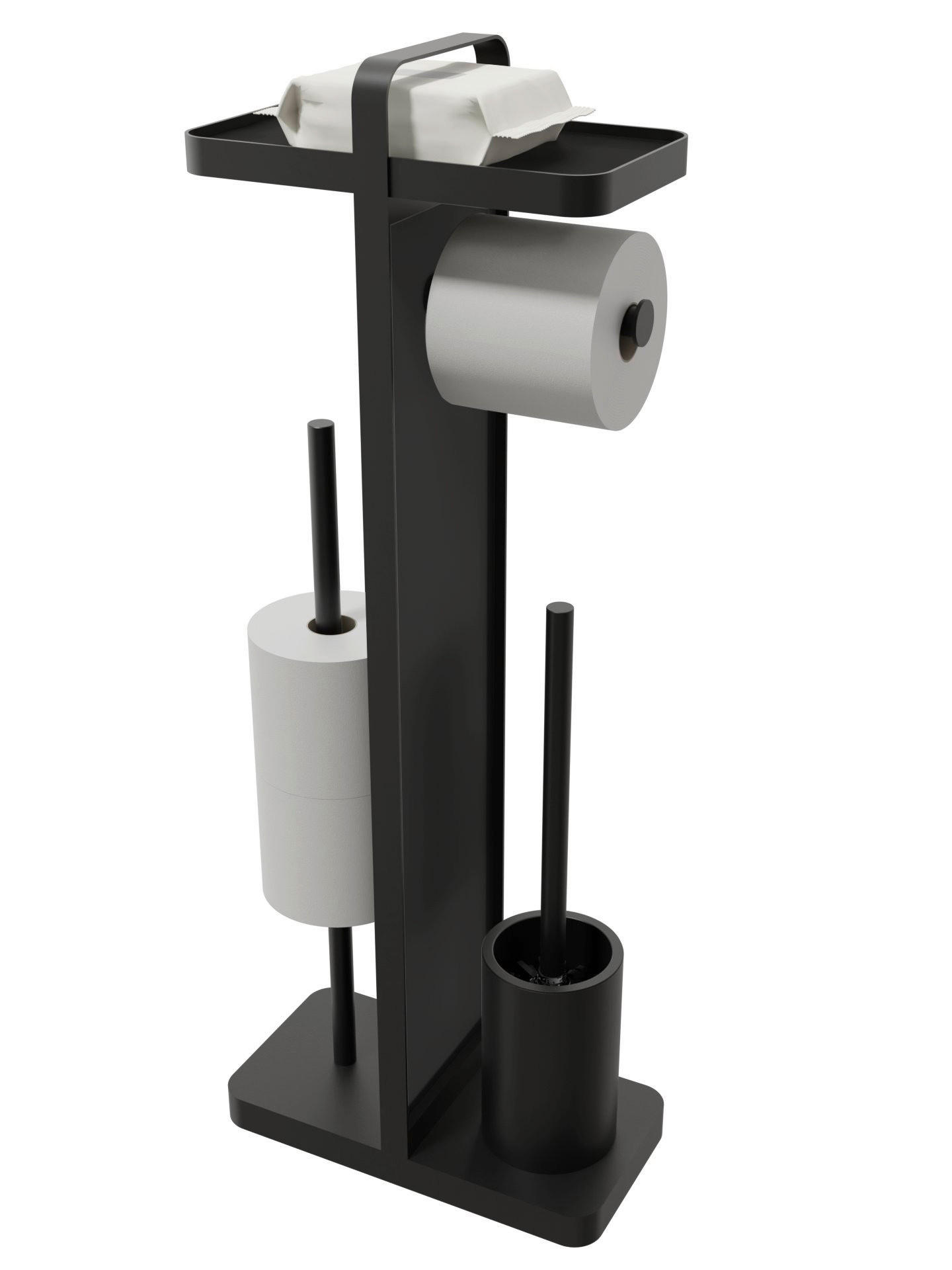 Thumbnail - POCOline Stand-WC-Garnitur schwarz Glas