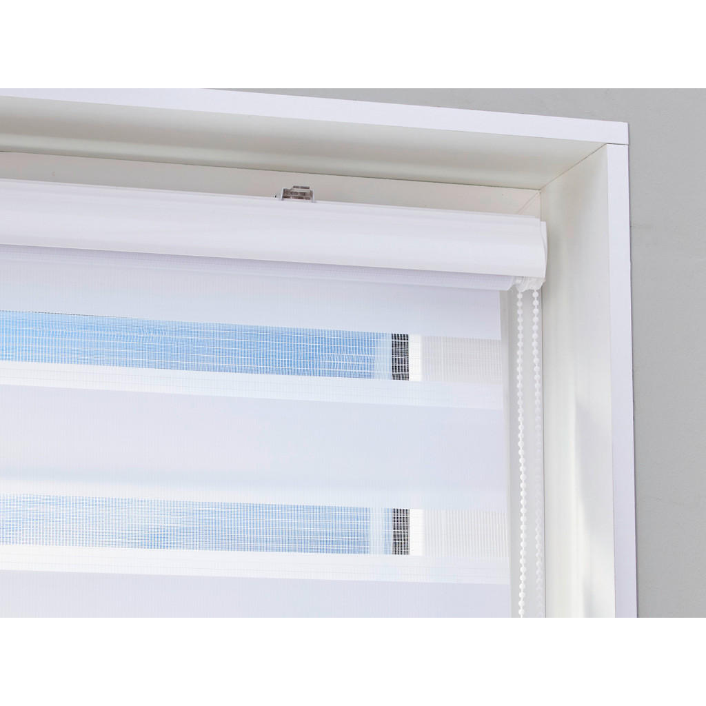 Thumbnail - POCOline Doppelrollo mit Blende Easy-Fix weiß B/L: ca. 90x160 cm