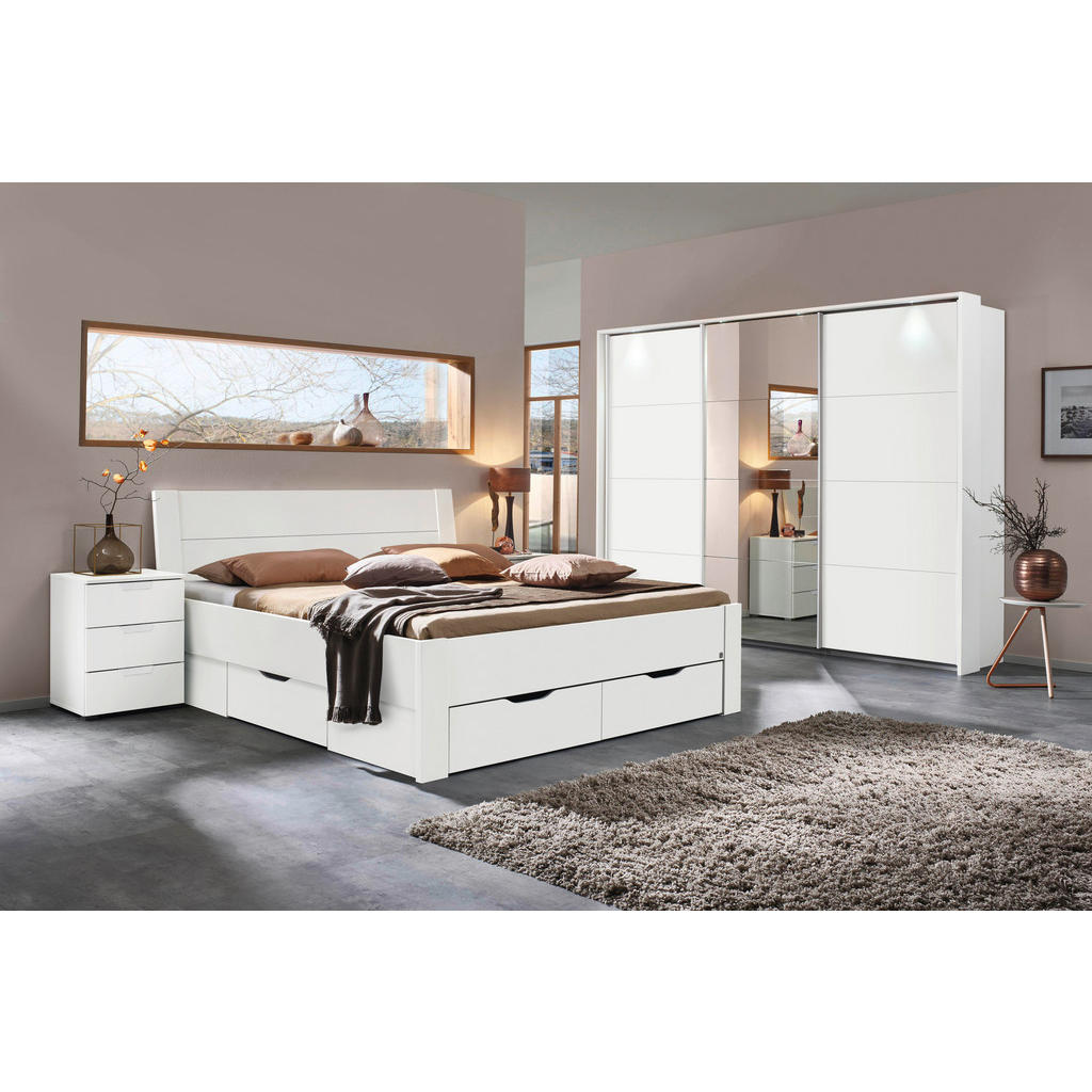 Thumbnail - Sockelschubkasten Aditio Alpinweiß B/H/T: ca. 180x28x203 cm