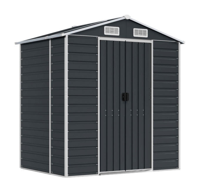 vidaXL Gartenhaus anthrazit B/H/T: ca. 191x198x130 cm
