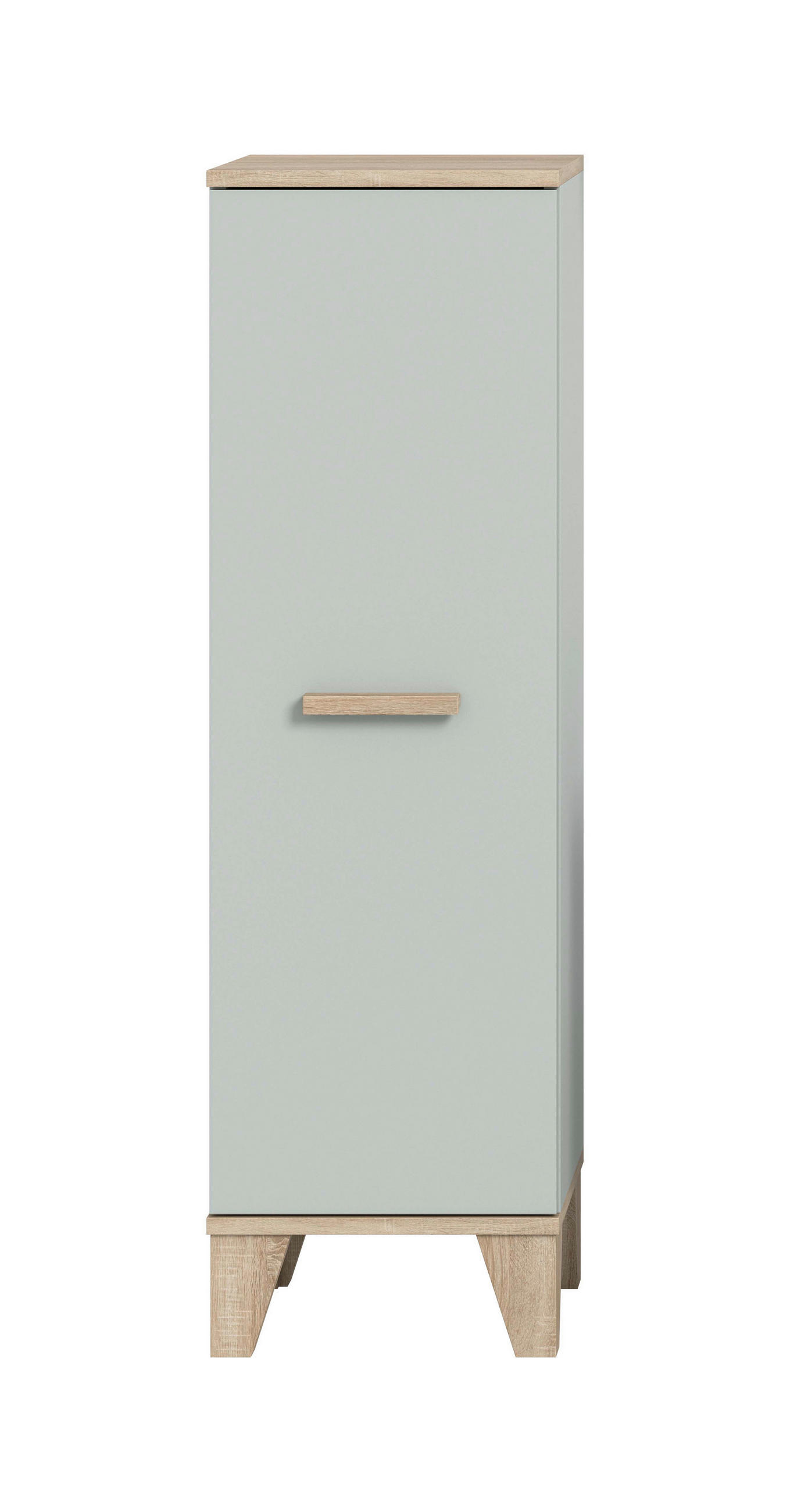 Thumbnail - Badkommode STAR hellgrün Eiche hell Nachbildung B/H/T: ca. 34x116x31 cm