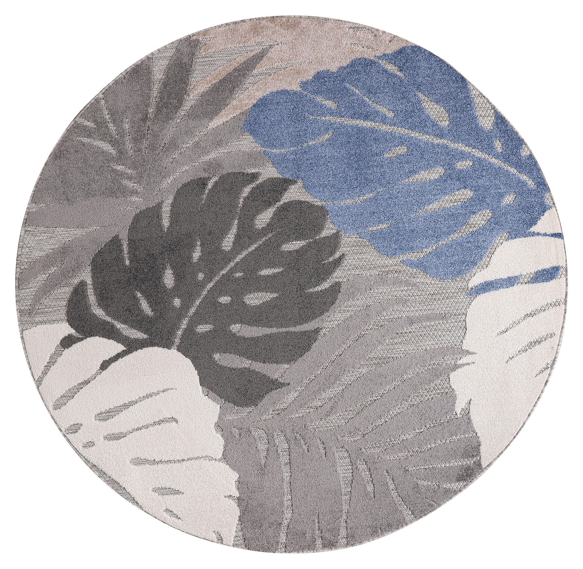 Sanat Outdoorteppich FLORAL beige B/L: ca. 200x200 cm