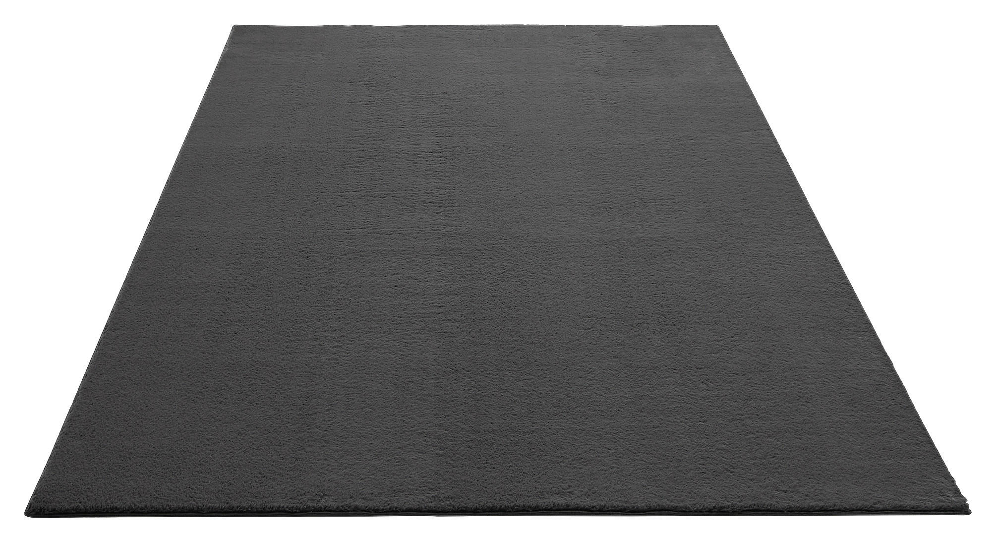Teppich Cozy anthrazit B/H/L: ca. 120x13x160 cm