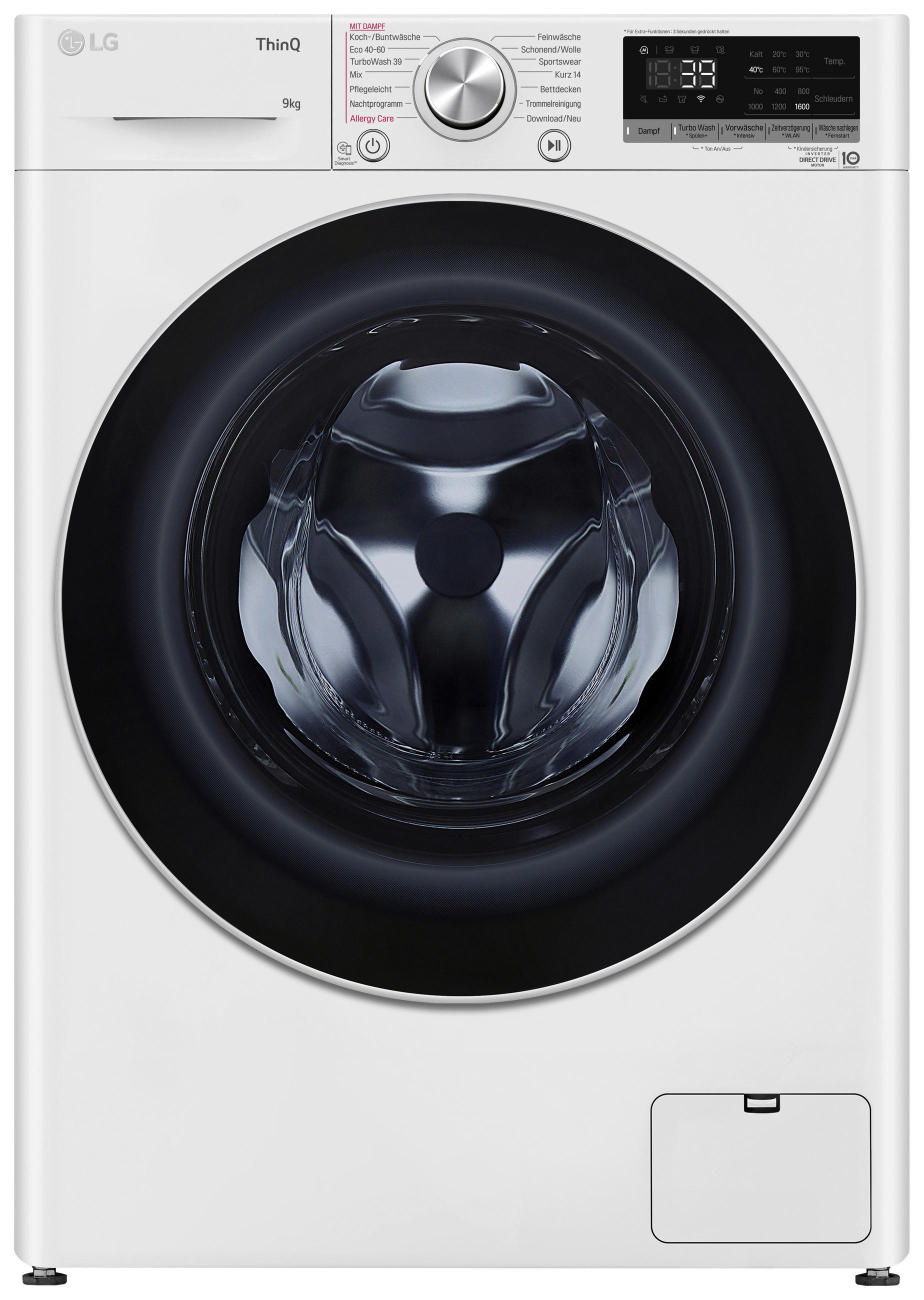 LG Waschmaschine F6WV709P1 weiß B/H/T: ca. 60x85x57 cm