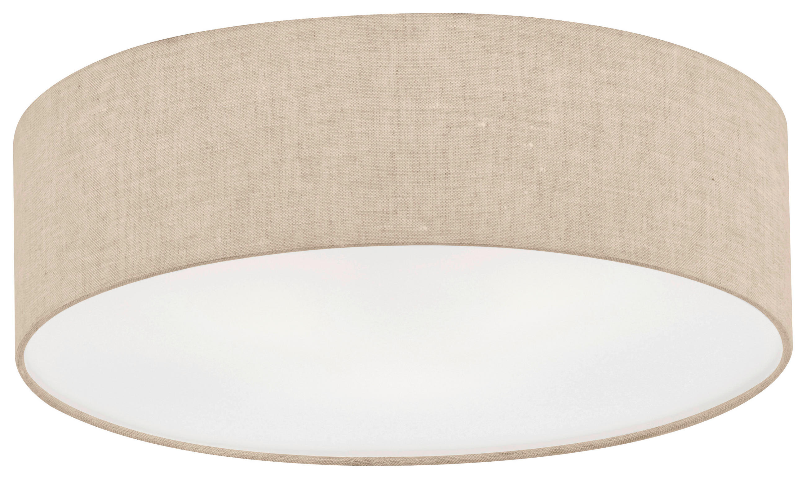 Fischer & Honsel Deckenleuchte 20052 sand Leinen H/D: ca. 12x40 cm E14 3 Brennstellen