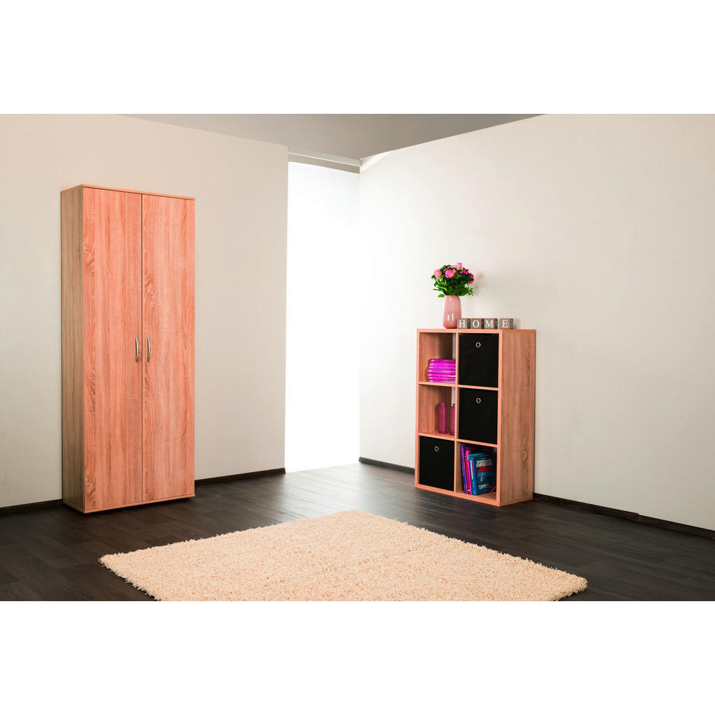 Thumbnail - Mehrzweckschrank Andy 3 Eiche Sonoma Nachbildung B/H/T: ca. 70x187x34 cm