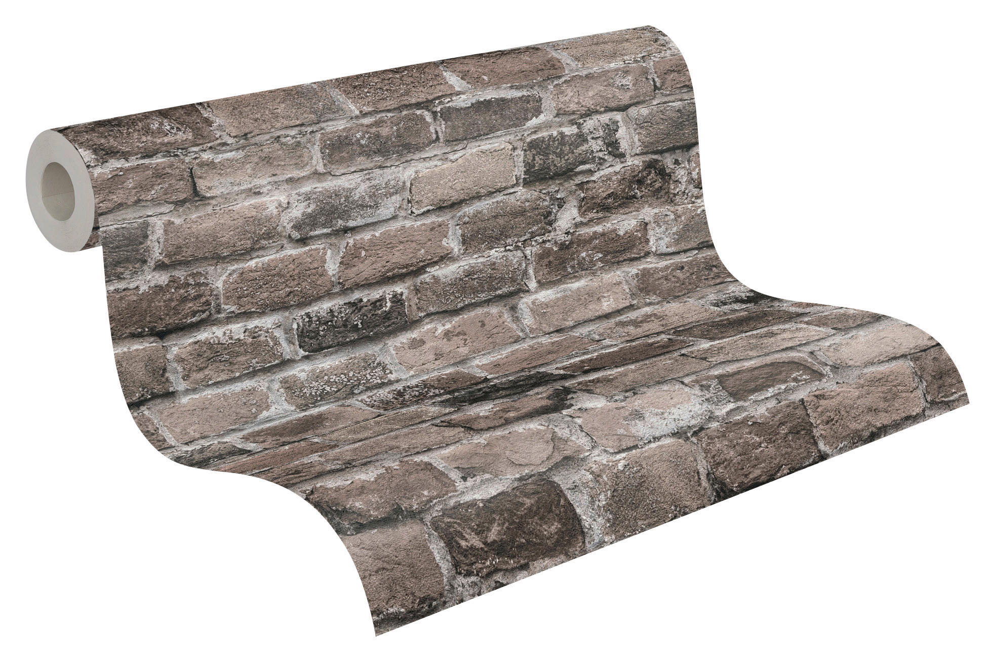 A.S.Creation Vliestapete beige braun B/H/D: ca. 53x1005x8,6 cm