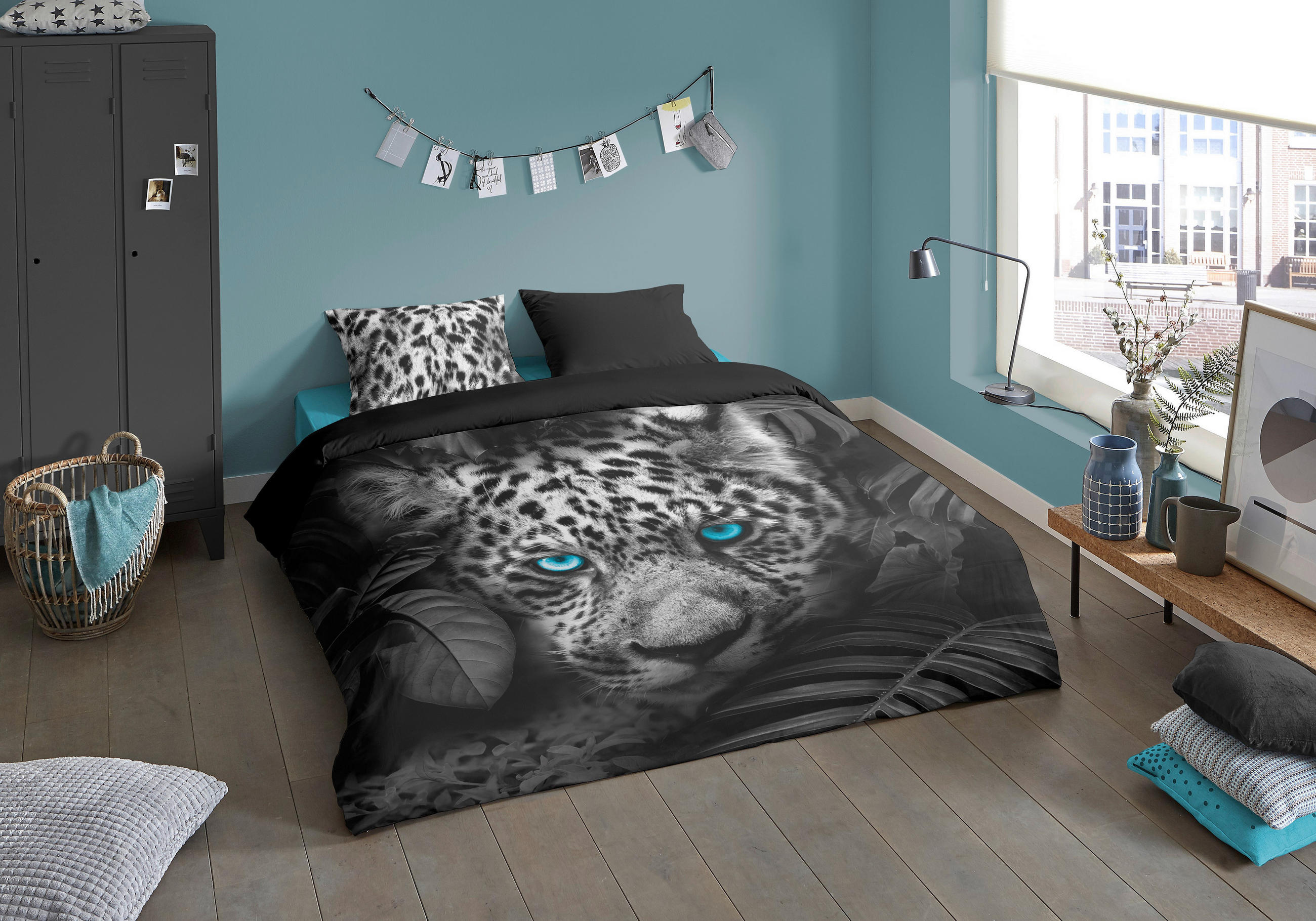 Thumbnail - Microfaser Bettwäsche Blue Eyes