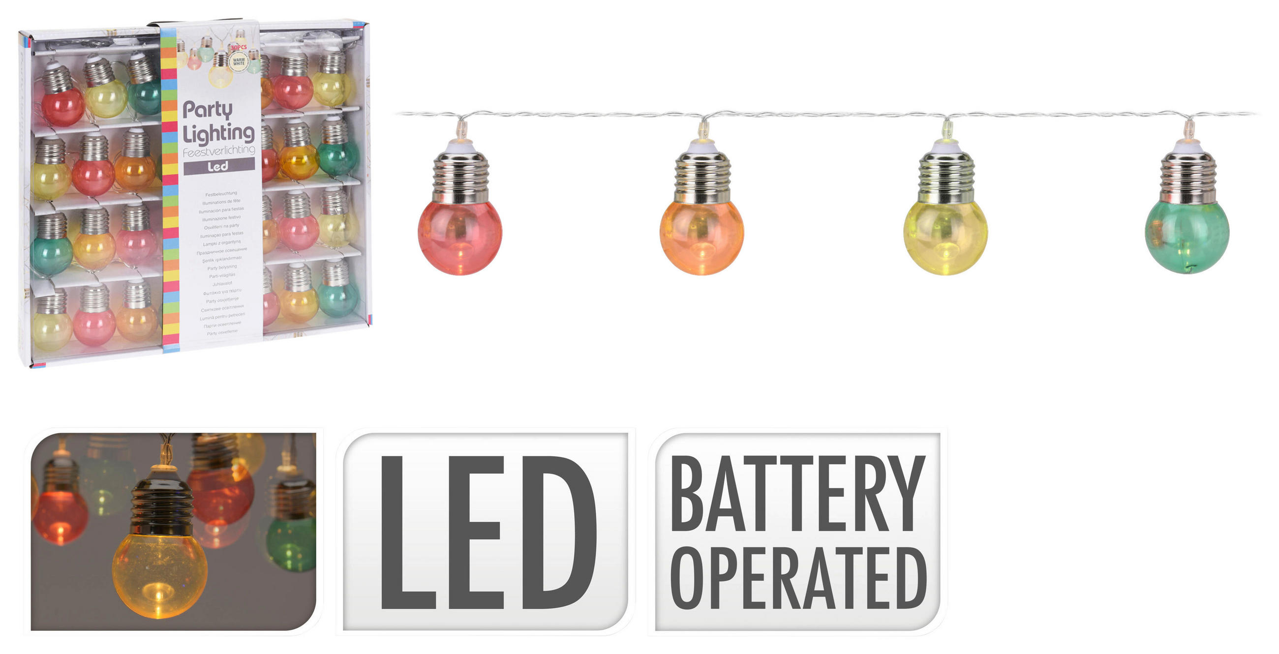 Party-Lichterkette LED