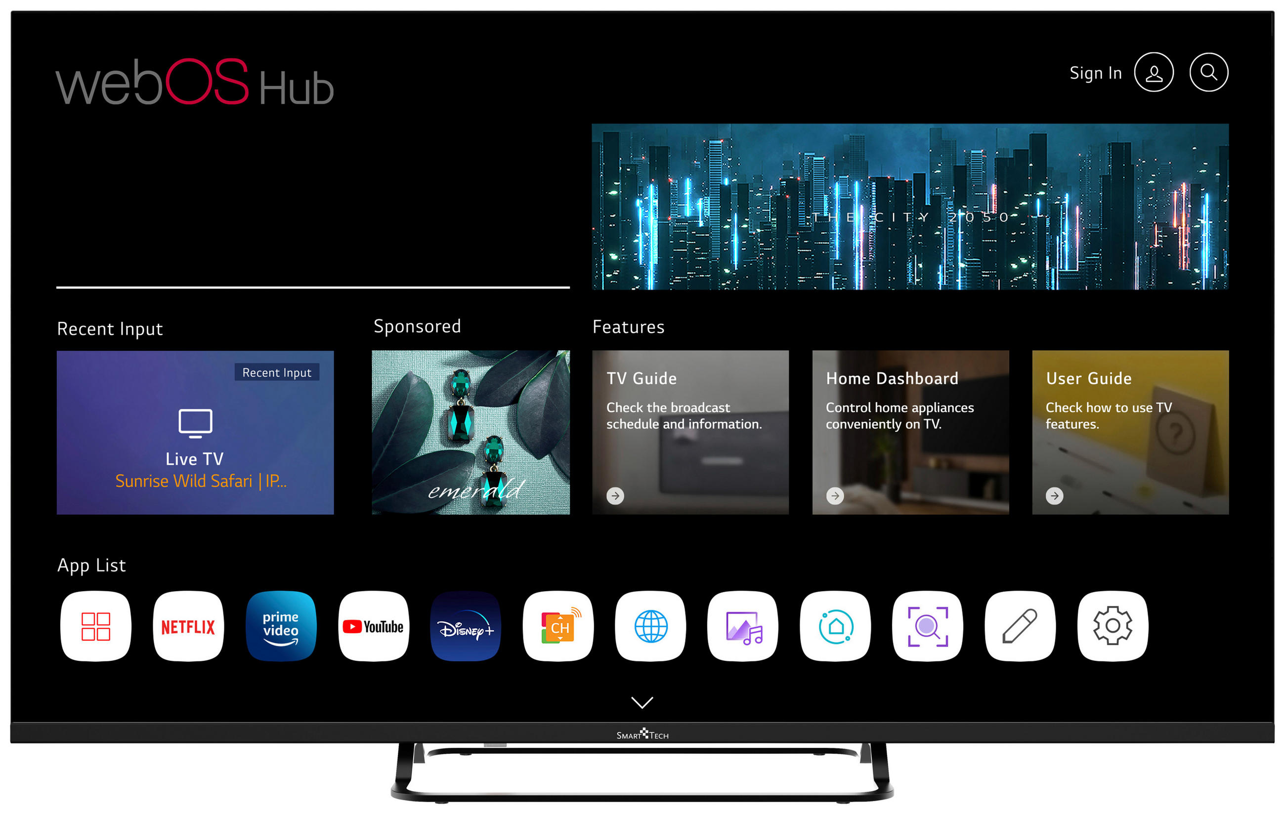 Smart-Tech LED-TV 43UW02V