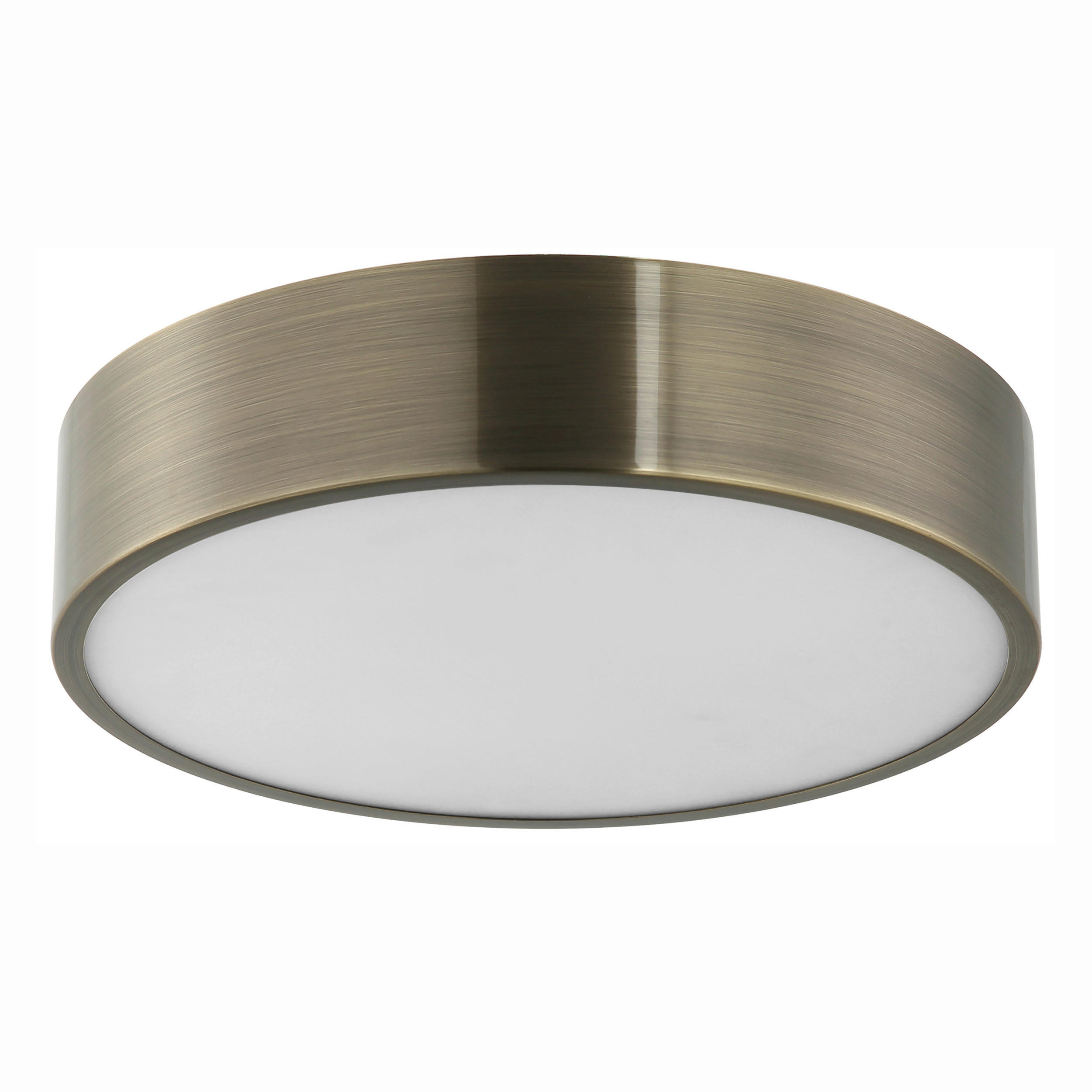 Lamkur Deckenleuchte platin Stahl B/H/L: ca. 37x8x37 cm E27 2 Brennstellen