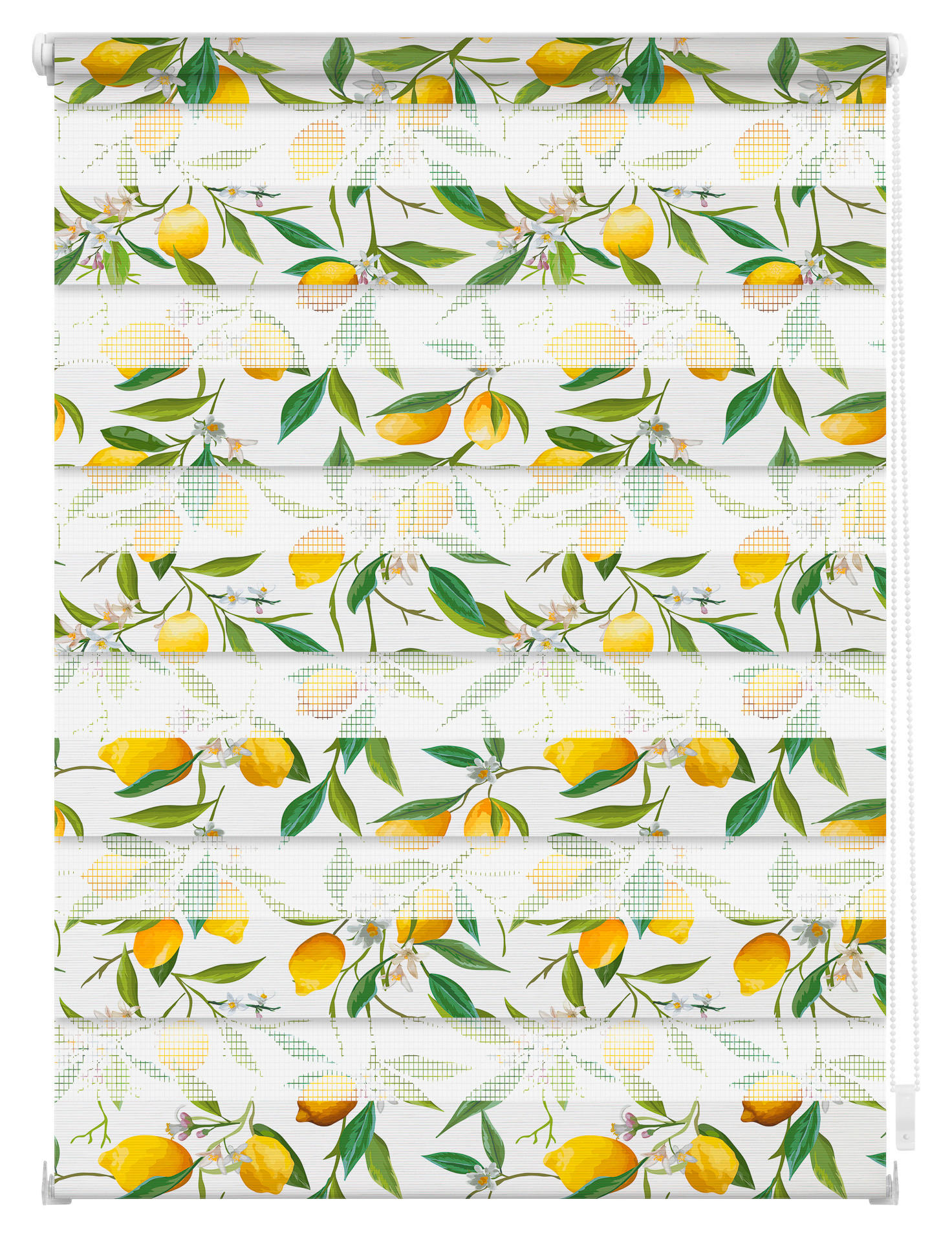 Thumbnail - LICHTBLICK Doppelrollo Duo Limone gelb B/T: ca. 60x150 cm