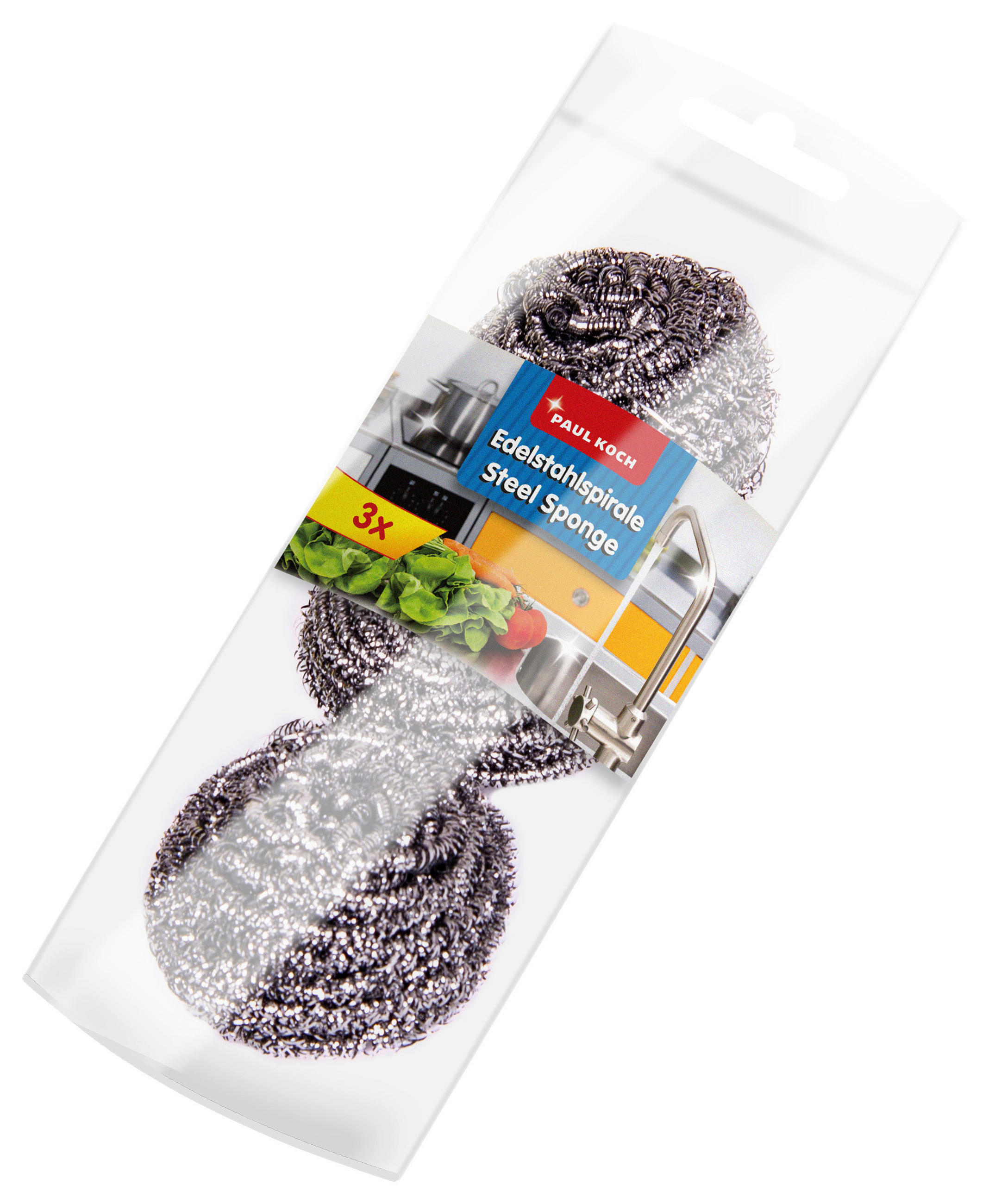 Edelstahlspirale silber