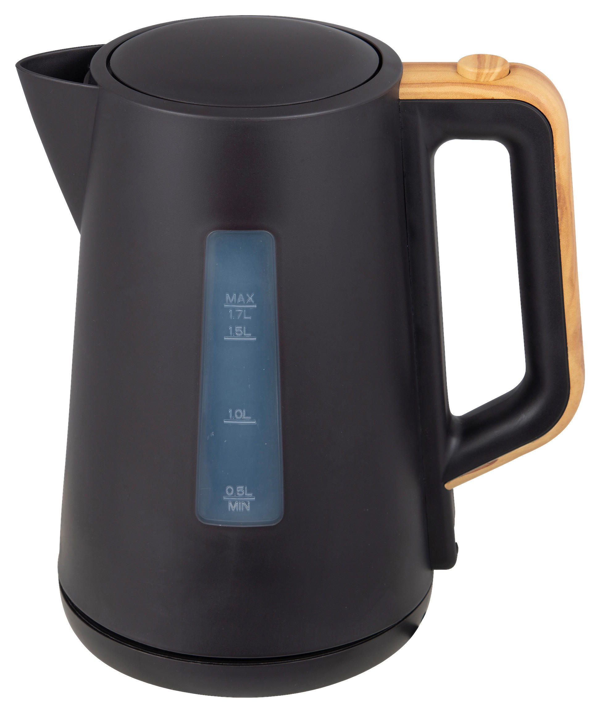 BERGNER Wasserkocher schwarz Polypropylen B/H/L: ca. 17x24x22 cm ca. 1,7 l