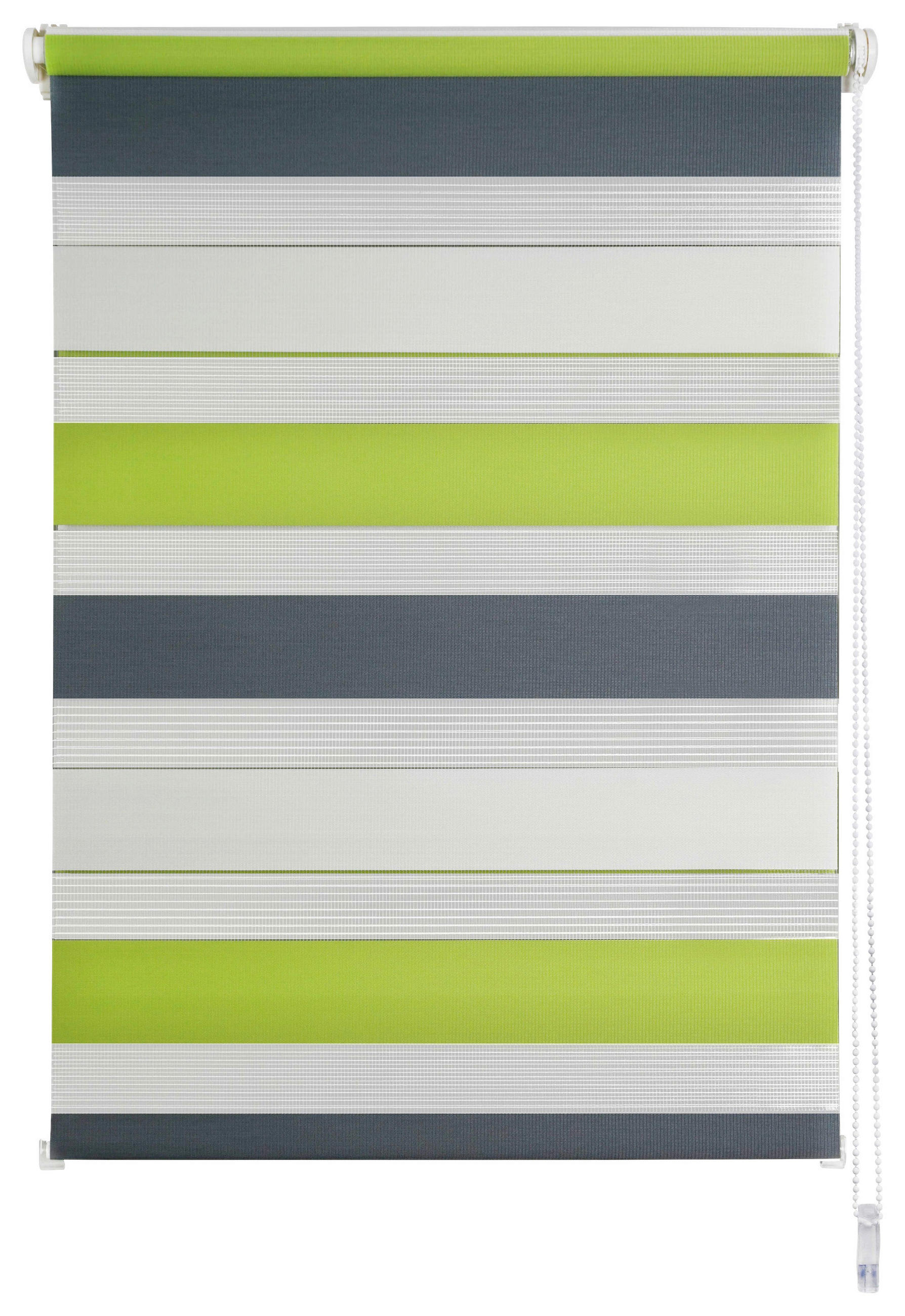 Thumbnail - Doppelrollo Just-Triple grün B/L: ca. 80x210 cm