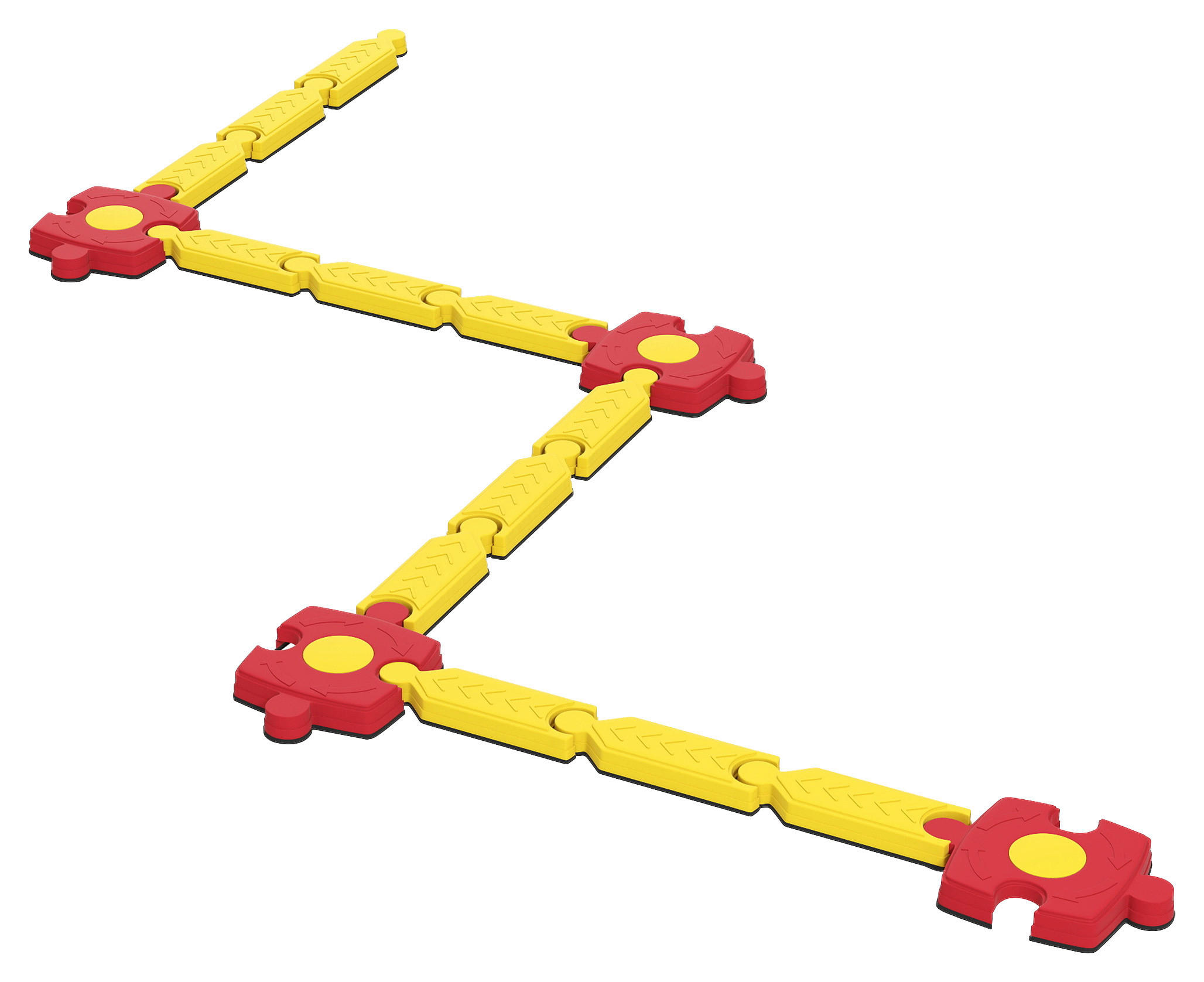 AIYAPLAY Kinder Schwebebalken gelb B/H/L: ca. 165,5x7x165,5 cm
