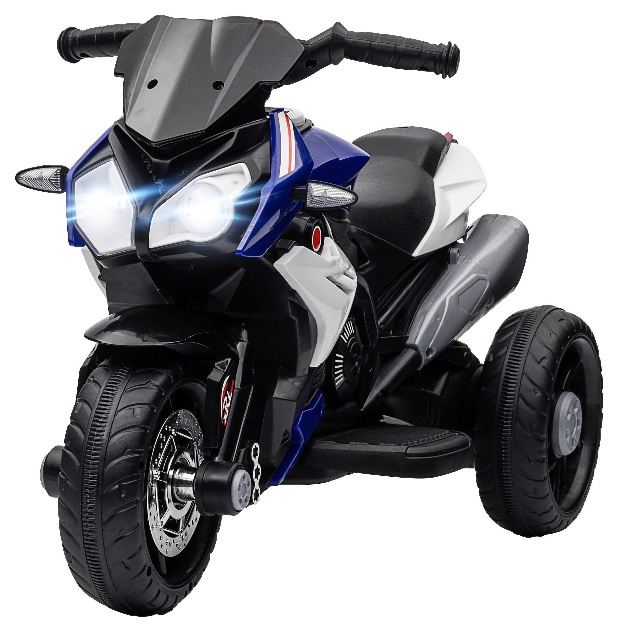 HOMCOM Kinder Elektromotorrad weiß B/H/L: ca. 42x52x86 cm