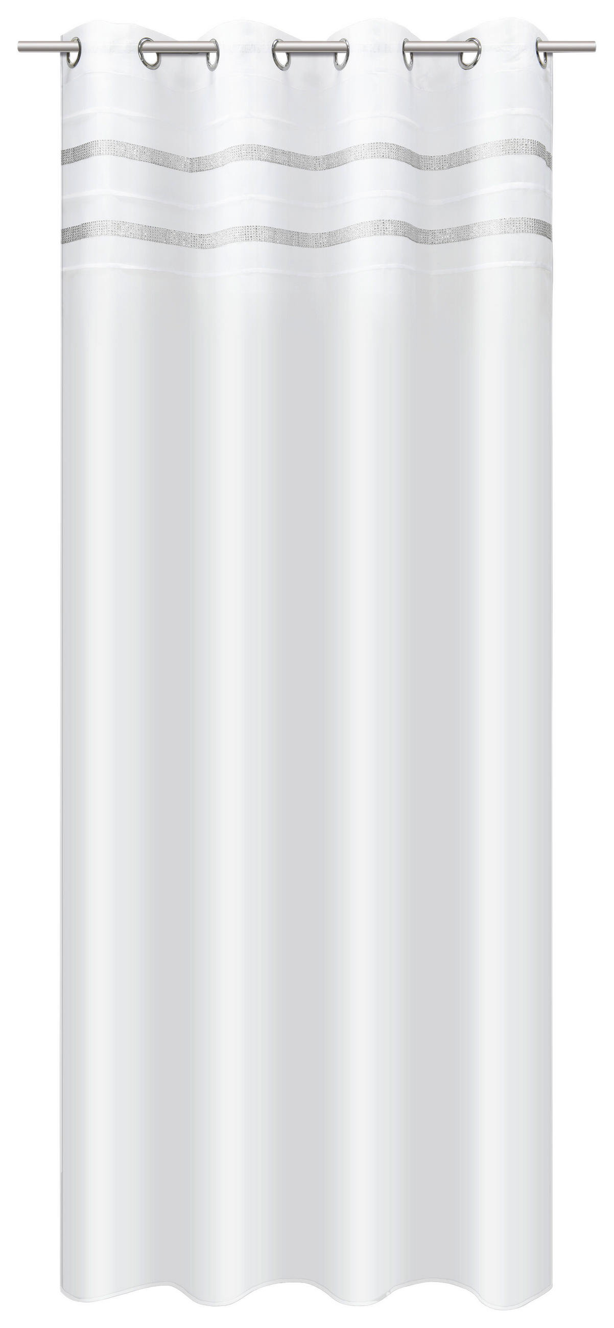 Thumbnail - POCOline Ösenvorhang Strass weiß B/L: ca. 140x245 cm