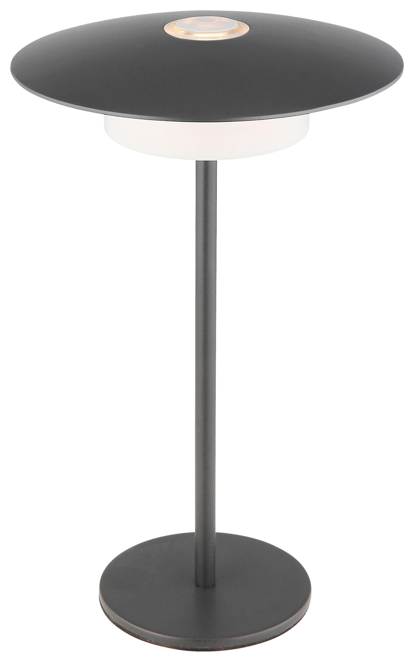 GLOBO LED-Tischleuchte grau Metall Aluminium Kunststoff H/D: ca. 30x18 cm