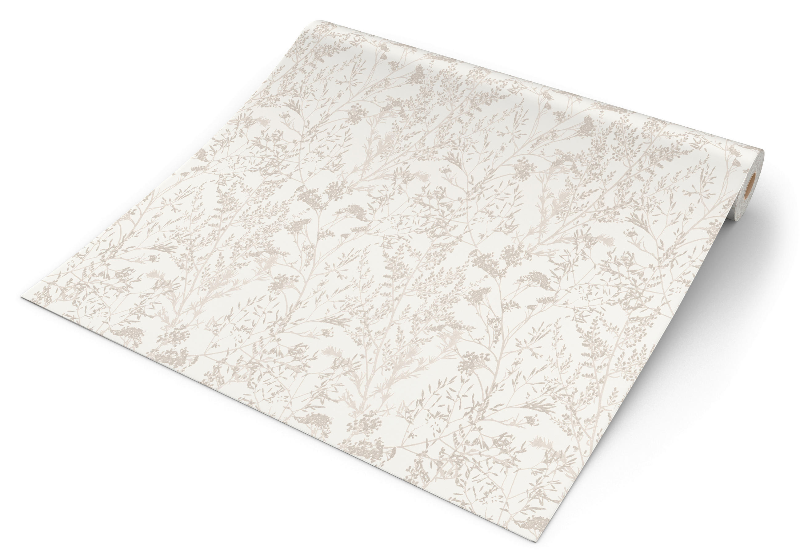 Erismann Vliestapete Zweige weiß B/L: ca. 53x1005 cm