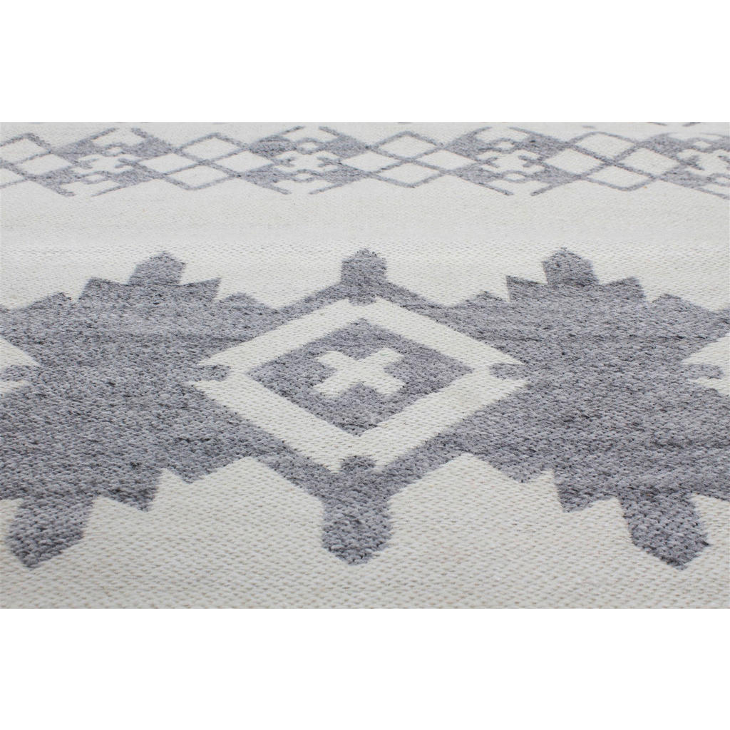 Thumbnail - Kayoom Kurzflorteppich Mirage 410 grau B/L: ca. 80x150 cm