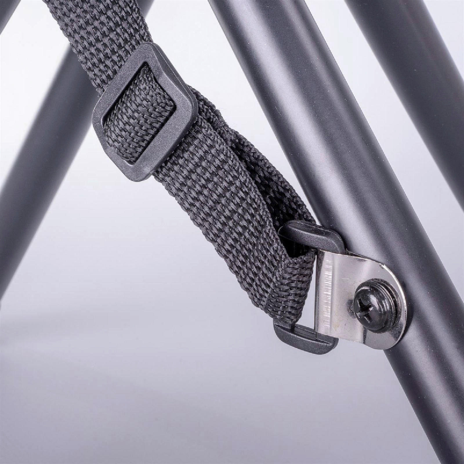 Thumbnail - VCM Gartenhocker-Set schwarz Stahl B/H/T: ca. 33x42x33 cm