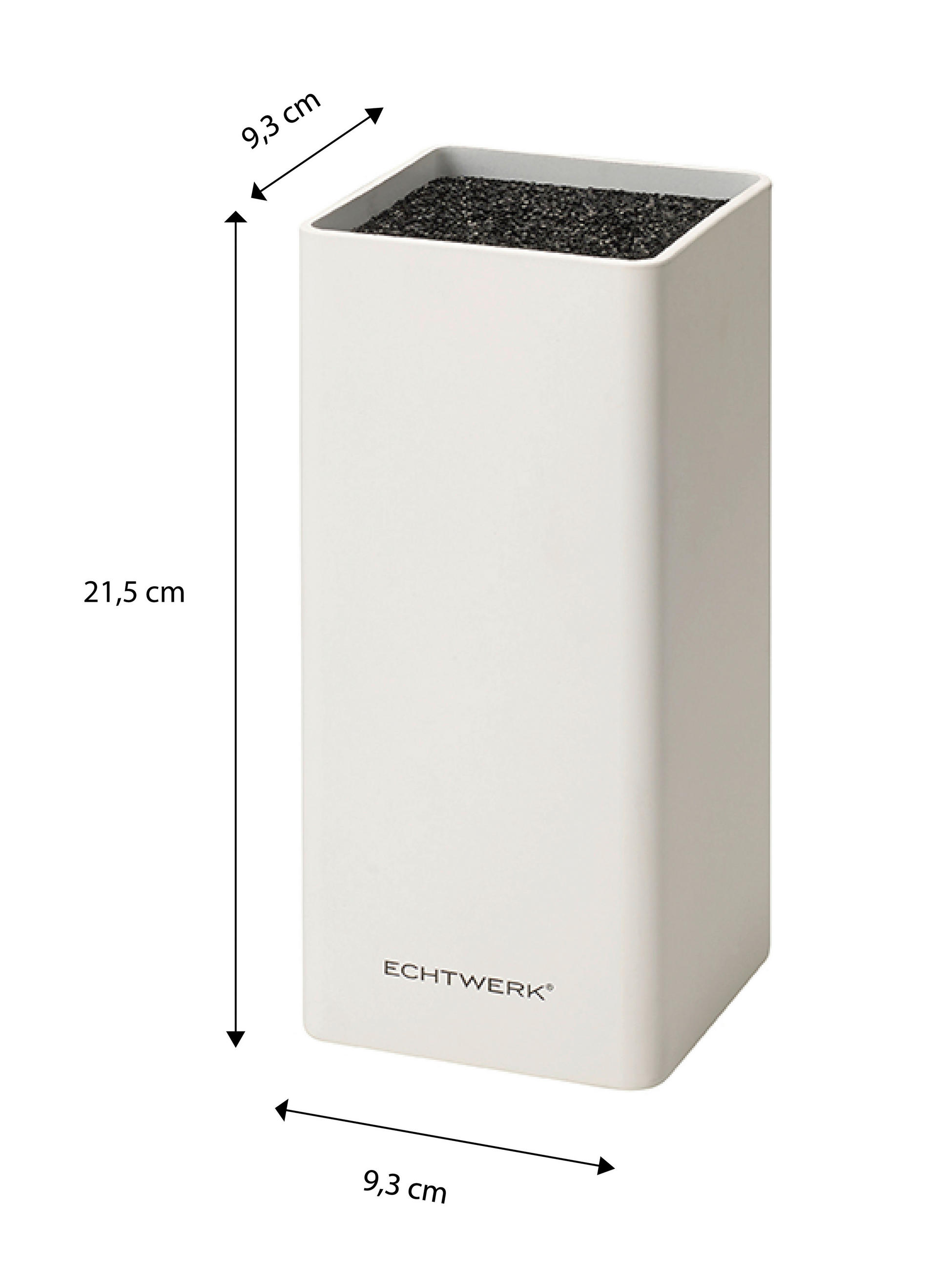 Thumbnail - ECHTWERK Messerblock Square weiß Kunststoff 1 tlg.