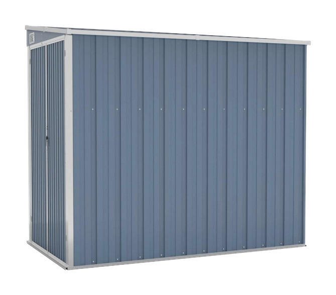 vidaXL Gartenhaus grau B/H/T: ca. 118x178x194 cm