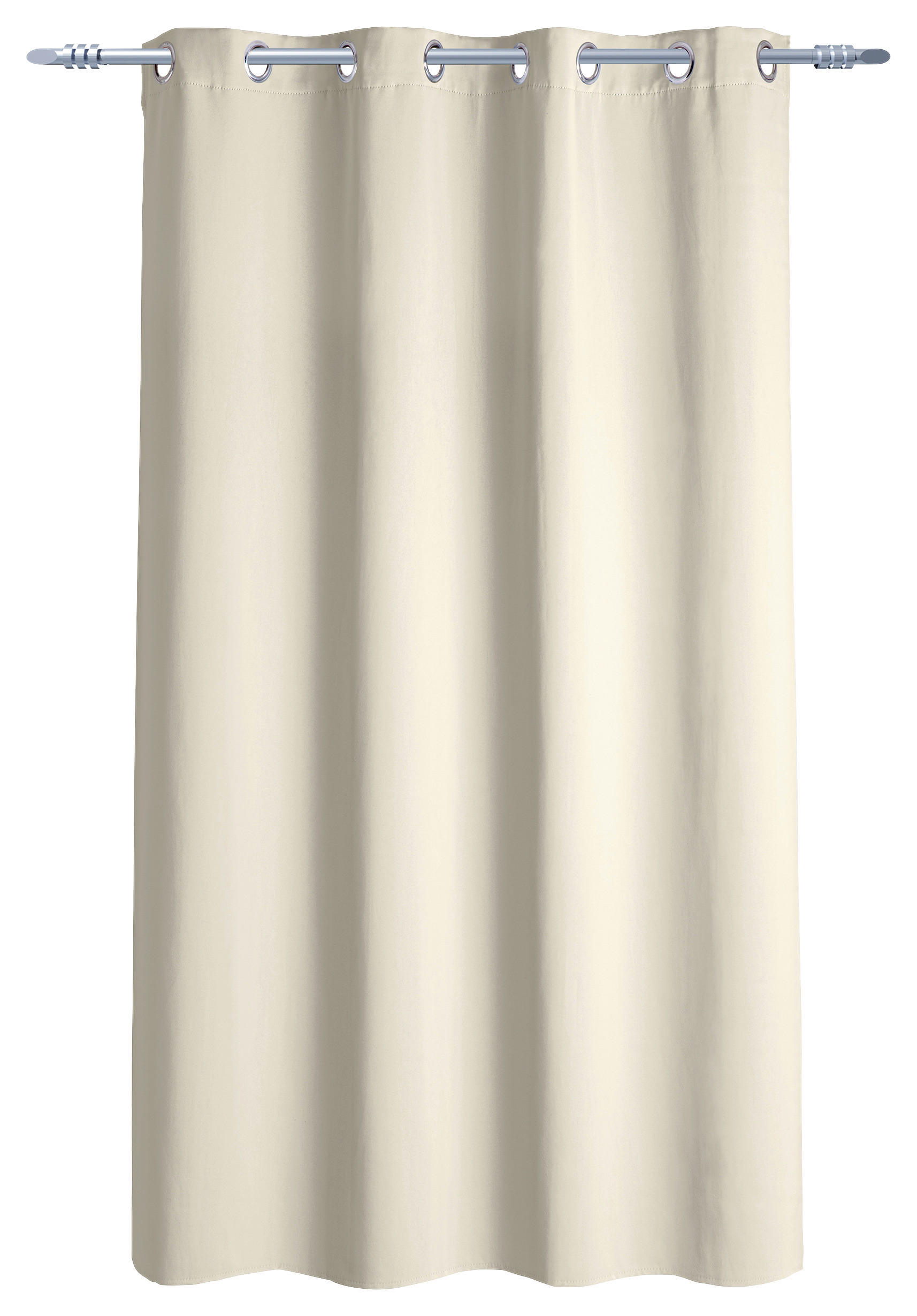 Thumbnail - Ösenvorhang Verona wollweiß B/L: ca. 140x175 cm