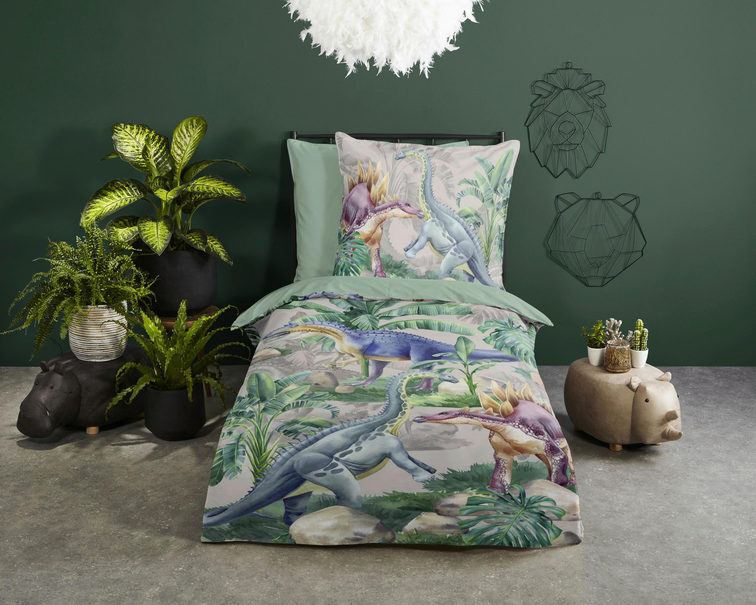 Thumbnail - Baumwoll Bettwäsche Century Multi Baumwolle B/L: ca. 135x200 cm