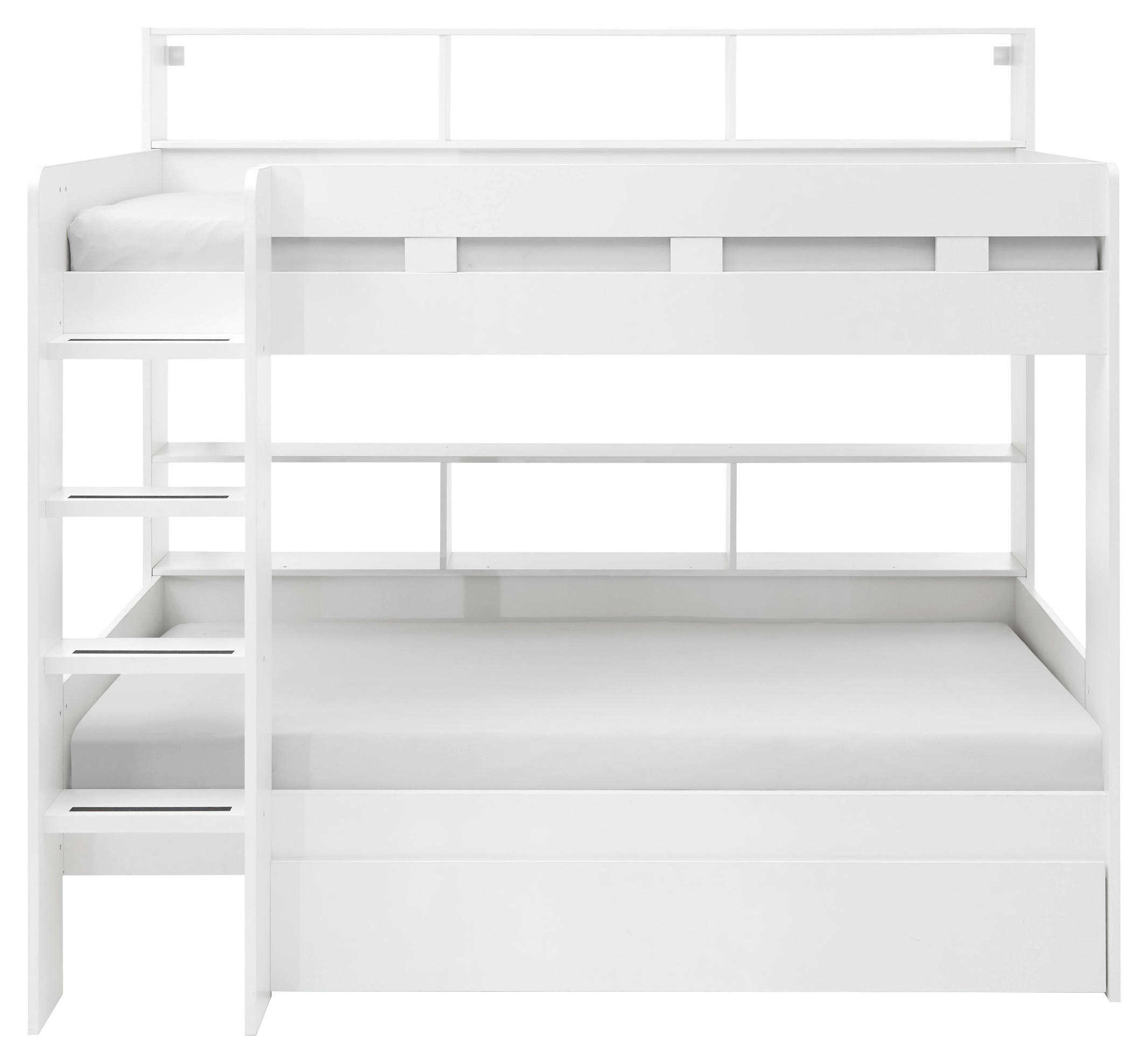 Thumbnail - Etagenbett Jusa weiß Liegefläche B/L: ca. 90x200 cm