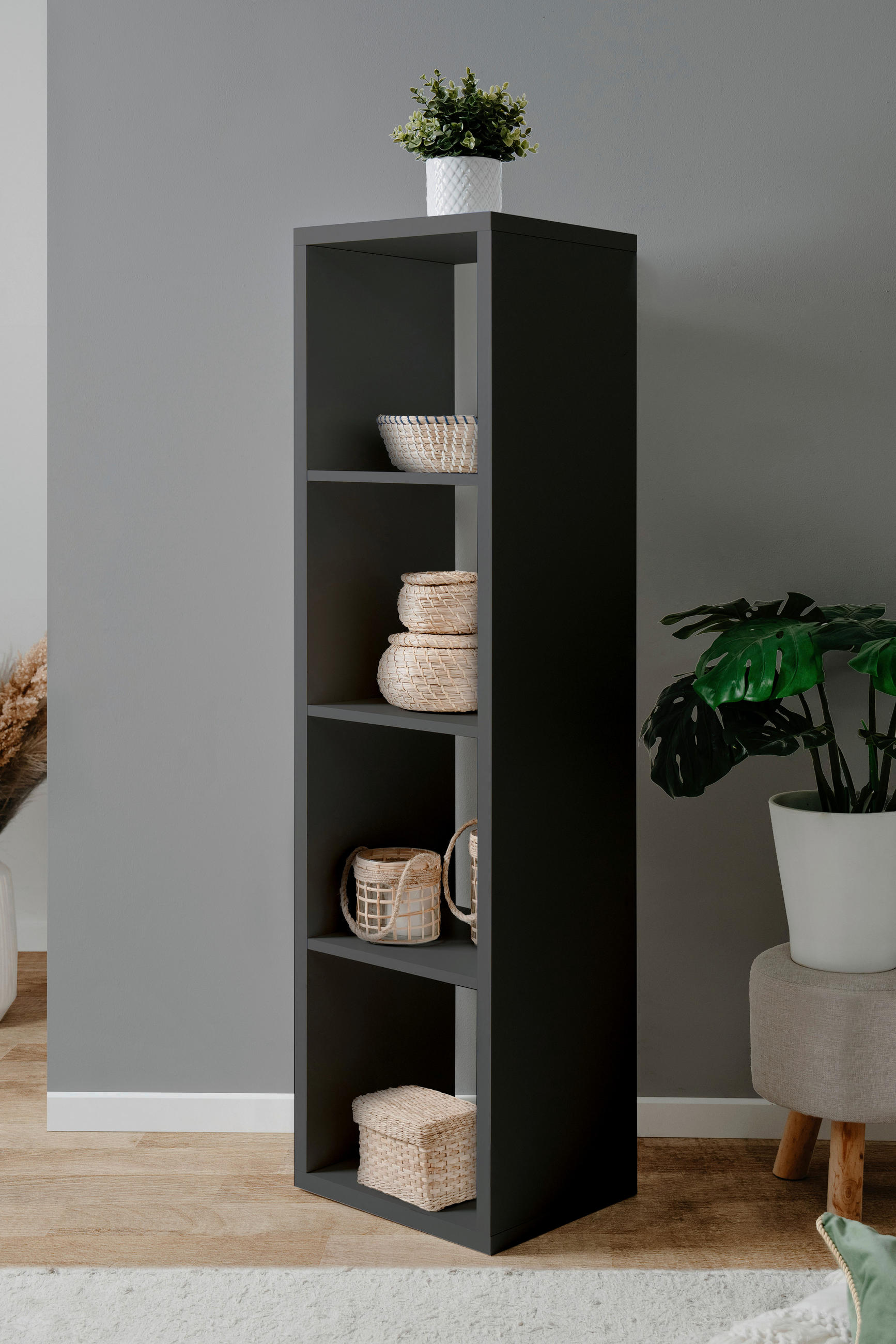 Thumbnail - Regal Max anthrazit B/H/T: ca. 38x141x33 cm