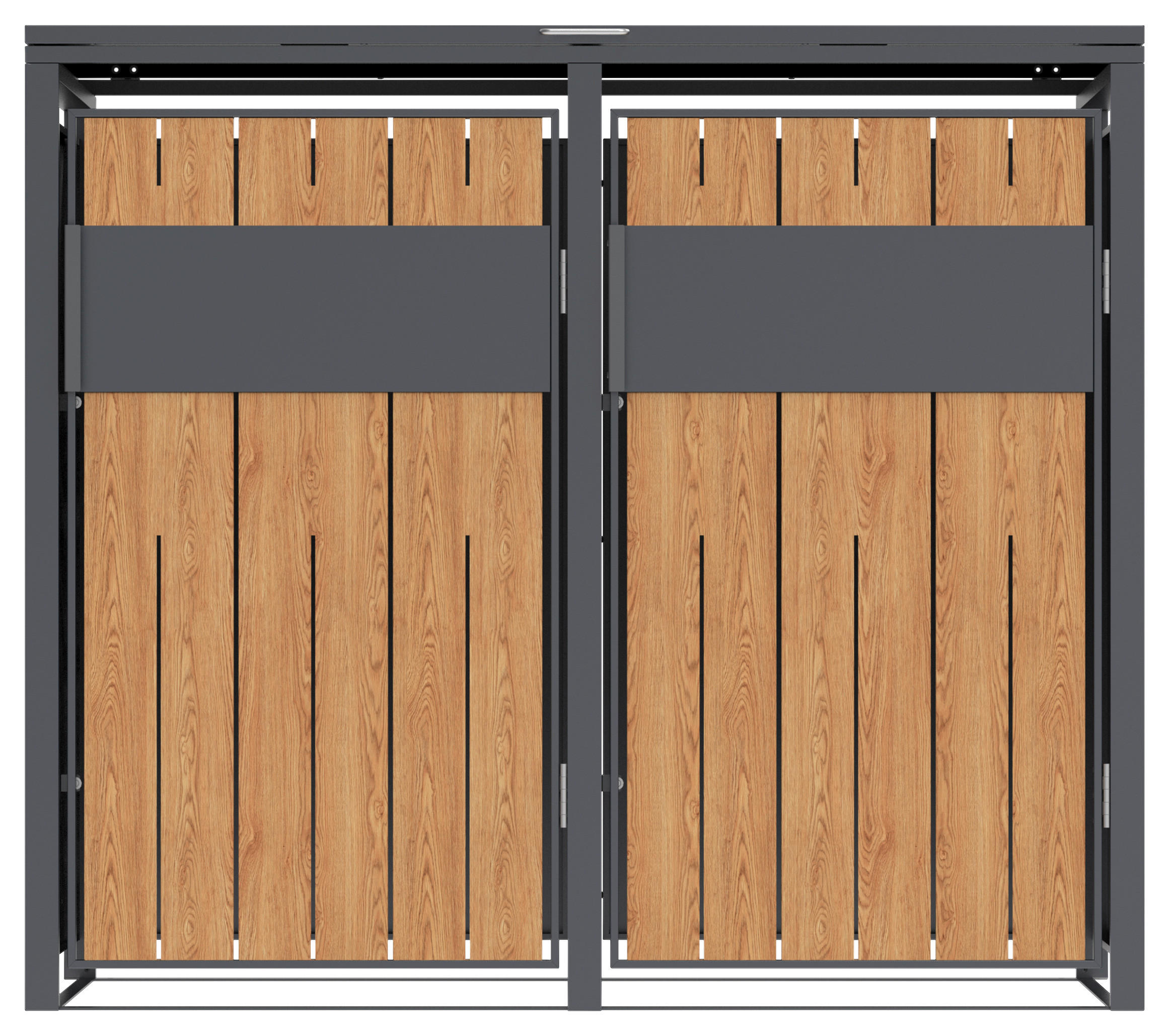 Westmann Mülltonnenbox Varius Holzoptik B/H/L: ca. 132x116x80 cm