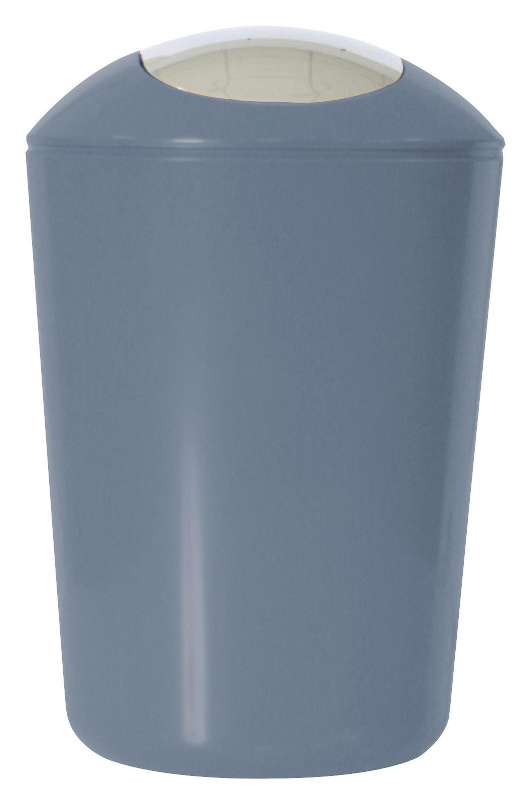 Schwingdeckeleimer grau Kunststoff H/D: ca. 30x20 cm ca. 5 l