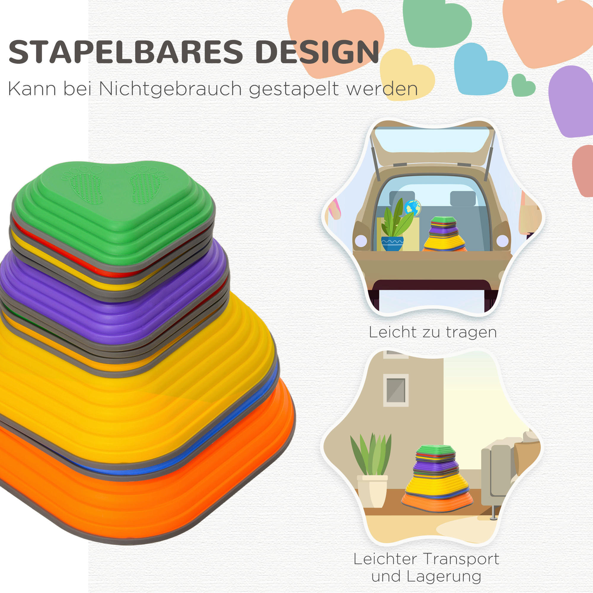 Thumbnail - AIYAPLAY Flusssteine B/H/L: ca. 39x20x42 cm