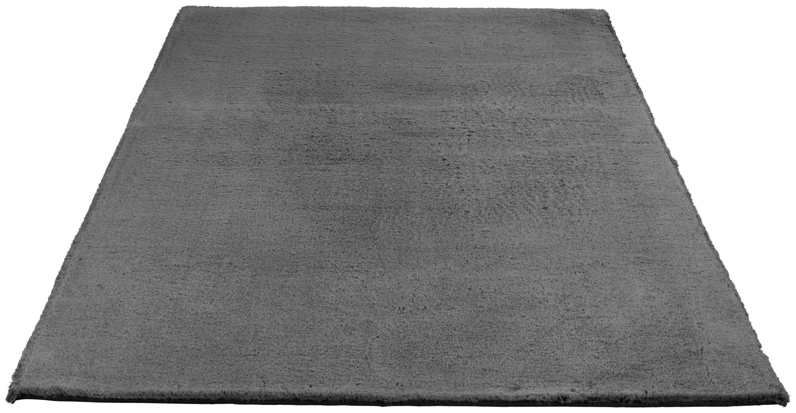 Thumbnail - Fellimitat Maya Silbergrau B/L: ca. 160x230 cm