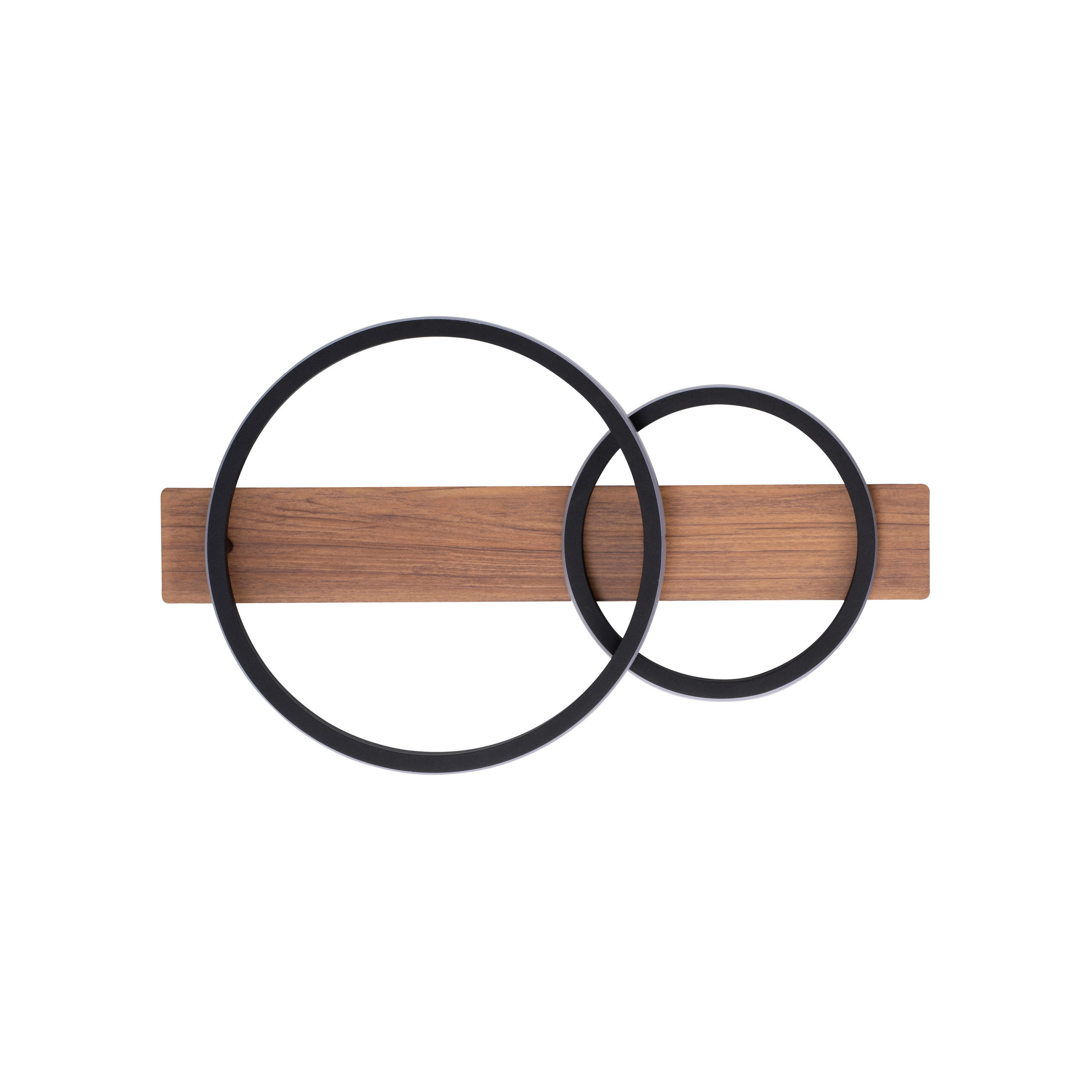 Thumbnail - Just Light LED-Deckenleuchte TROOPER 15615-78 schwarz weiß natur Kunststoff Metall B/H/T: ca. 30x8x53 cm 1 Brennstellen