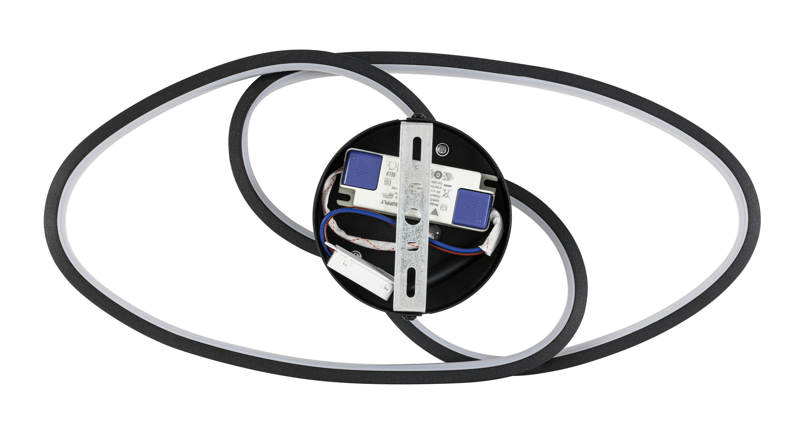 Thumbnail - Nolo LED-Deckenleuchte schwarz Metall B/H/L: ca. 21x8x45 cm